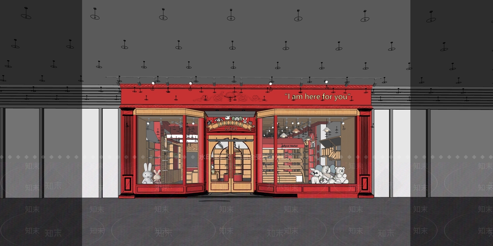 欧式时尚玩具礼品店SU模型下载【ID:1150069769】