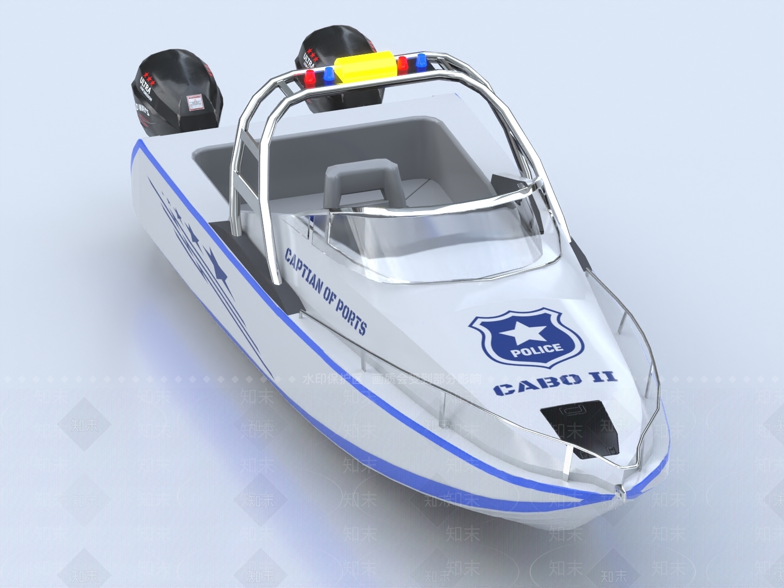 现代快艇3D模型下载【ID:1150086356】