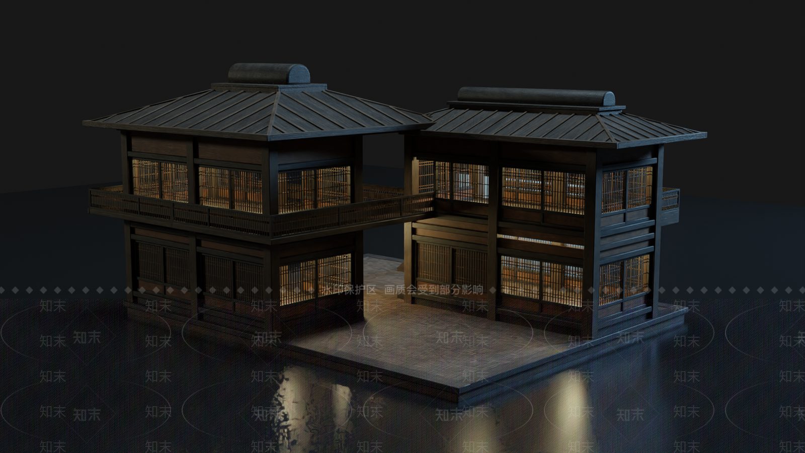 日式木屋SU模型下载【ID:1150098699】