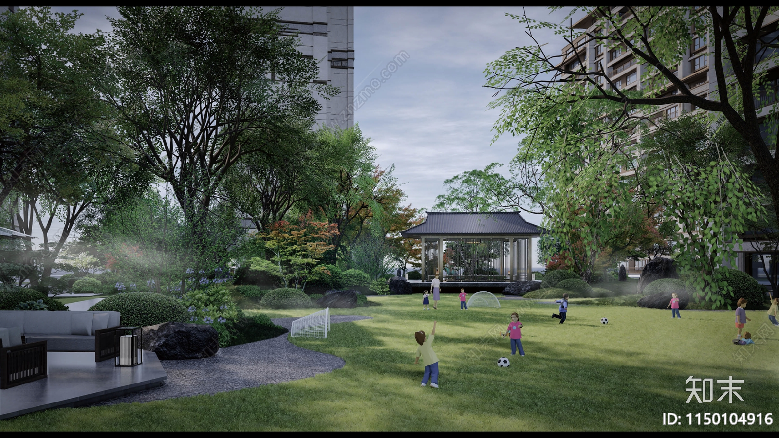 盐城大丰居住区景观规划方案设计下载【ID:1150104916】