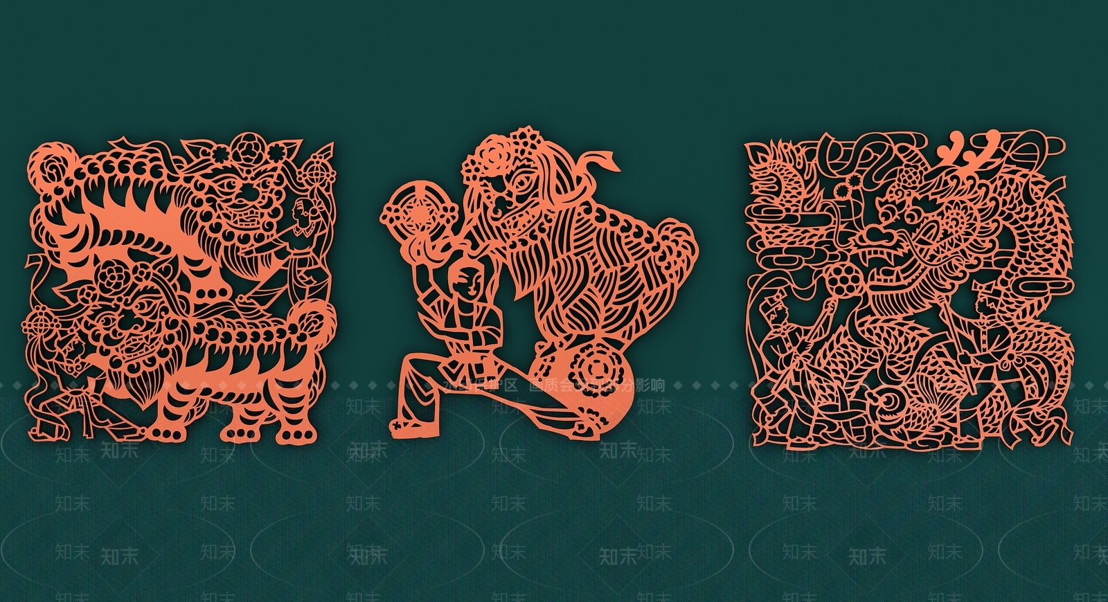 中式窗花3D模型下载【ID:1150105019】