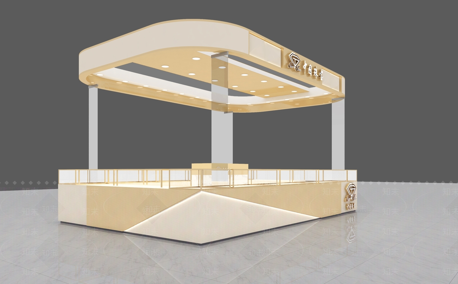 现代珠宝店3D模型下载【ID:1150106071】