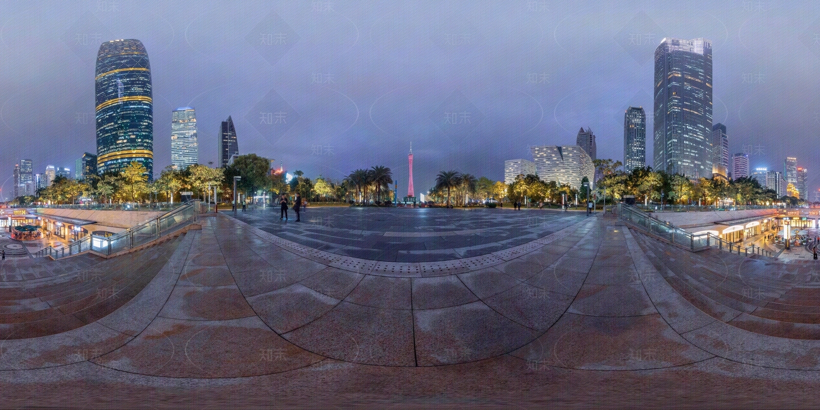 hdr大城市商业广场贴图下载【ID:1150111067】