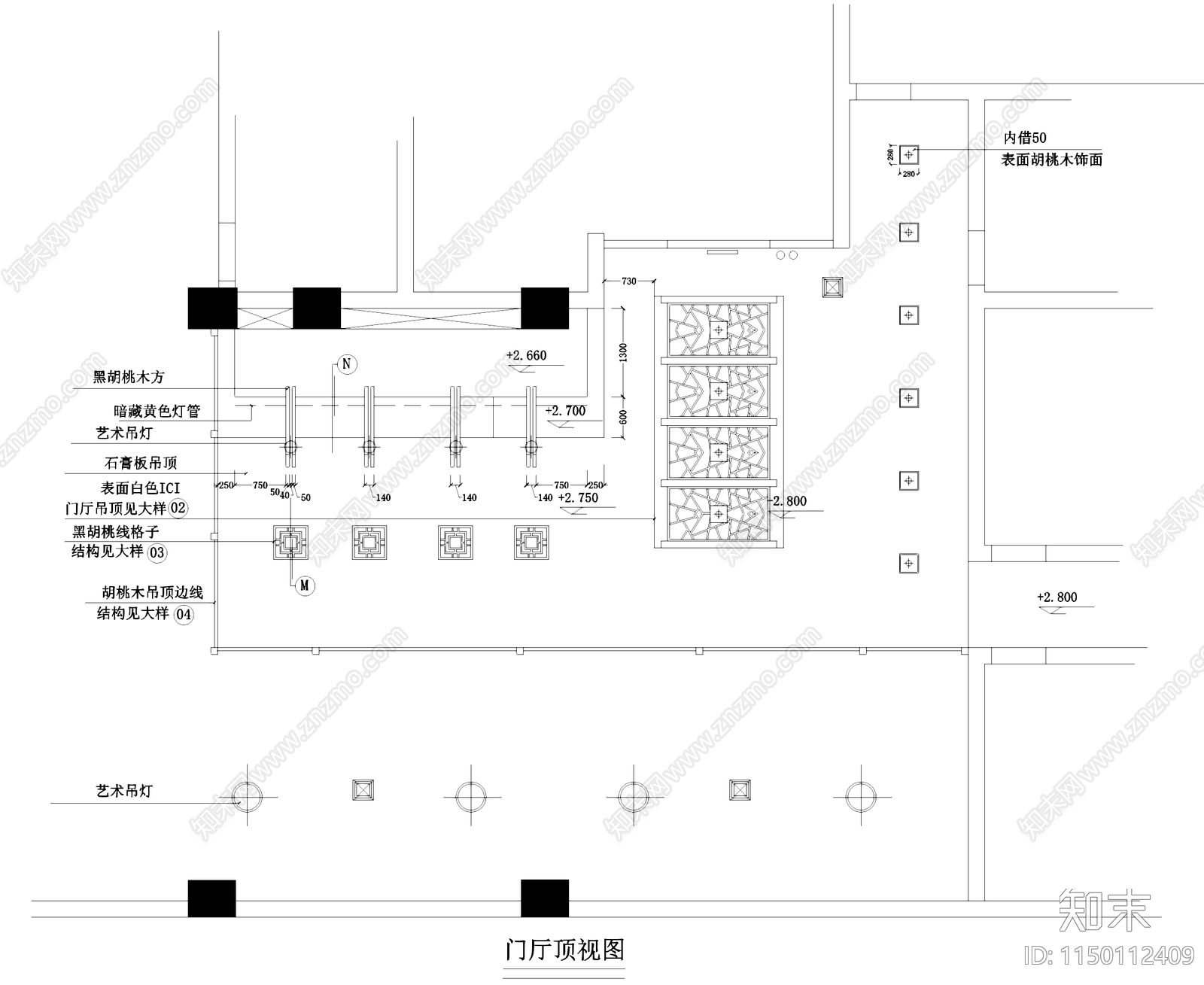 KTV包厢包间室内cad施工图下载【ID:1150112409】