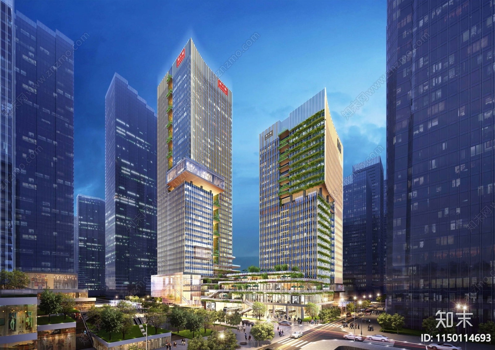 深圳前海T201宗地办公建筑方案文本下载【ID:1150114693】_【知末方案文本库】