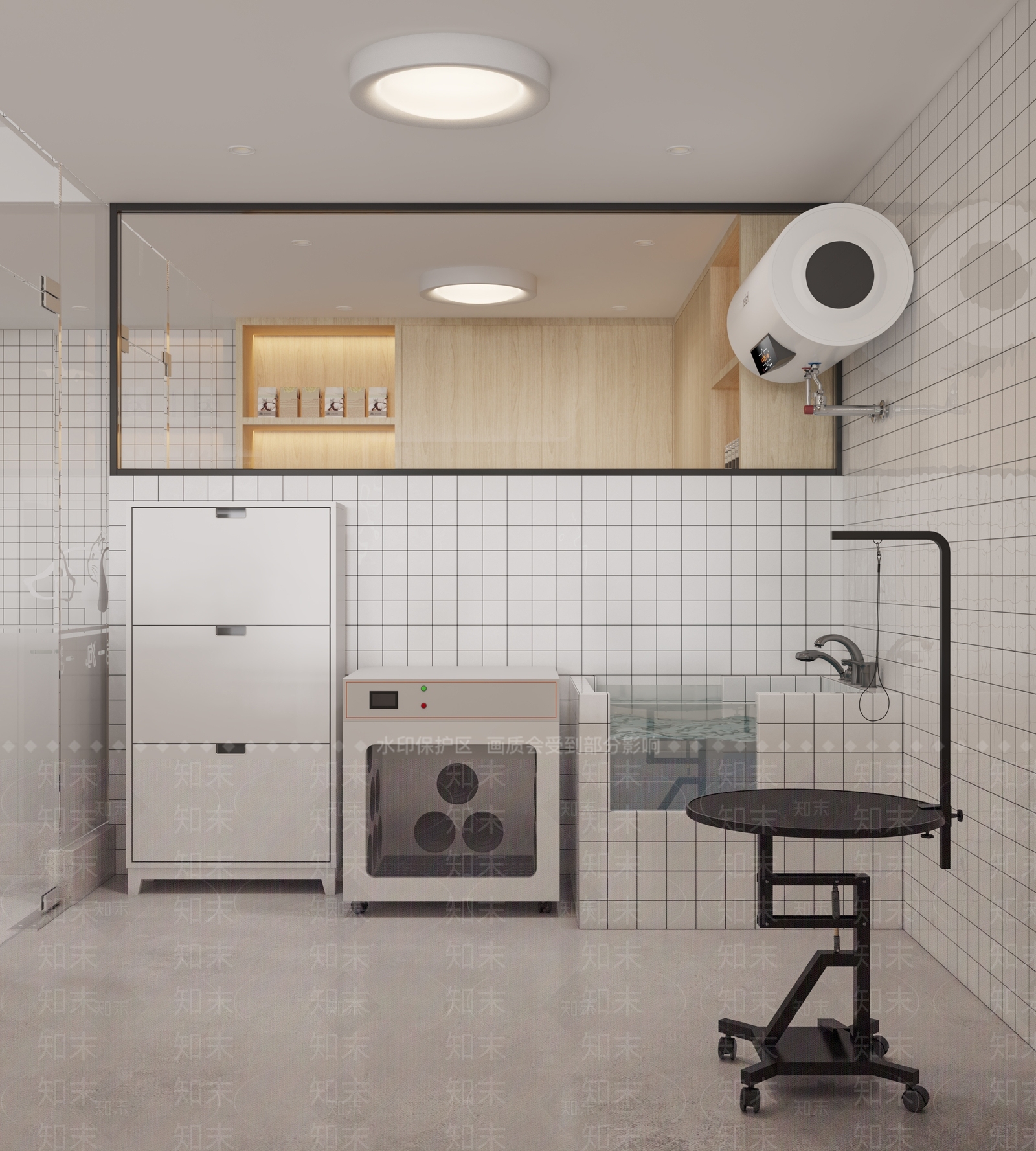现代宠物店3D模型下载【ID:1150119097】