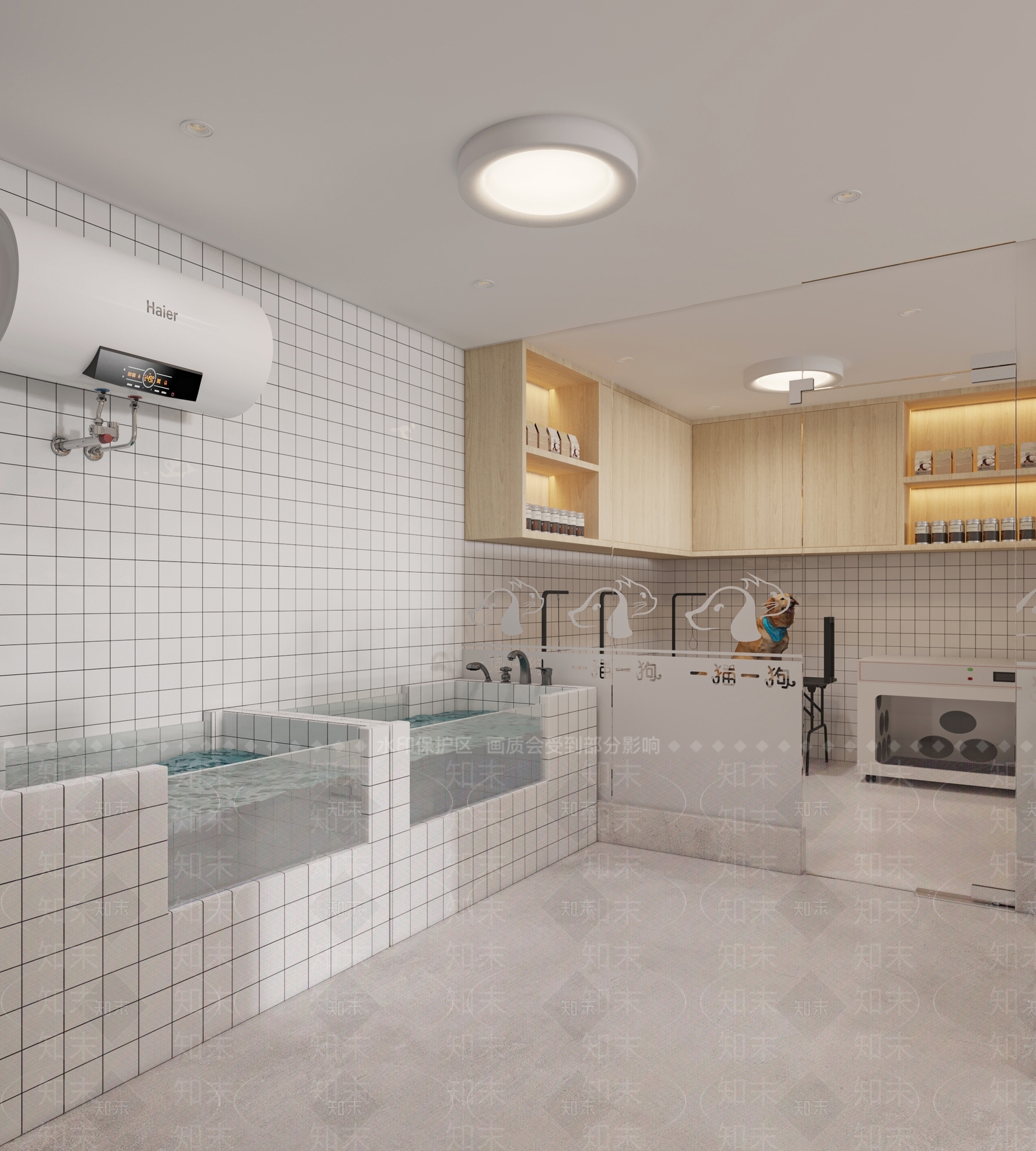 现代宠物店3D模型下载【ID:1150119097】