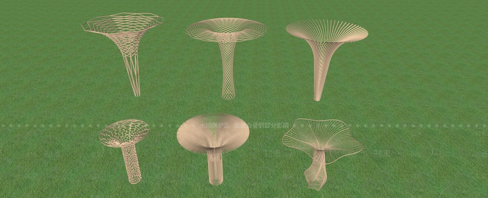 现代景观柱SU模型下载【ID:1150122477】