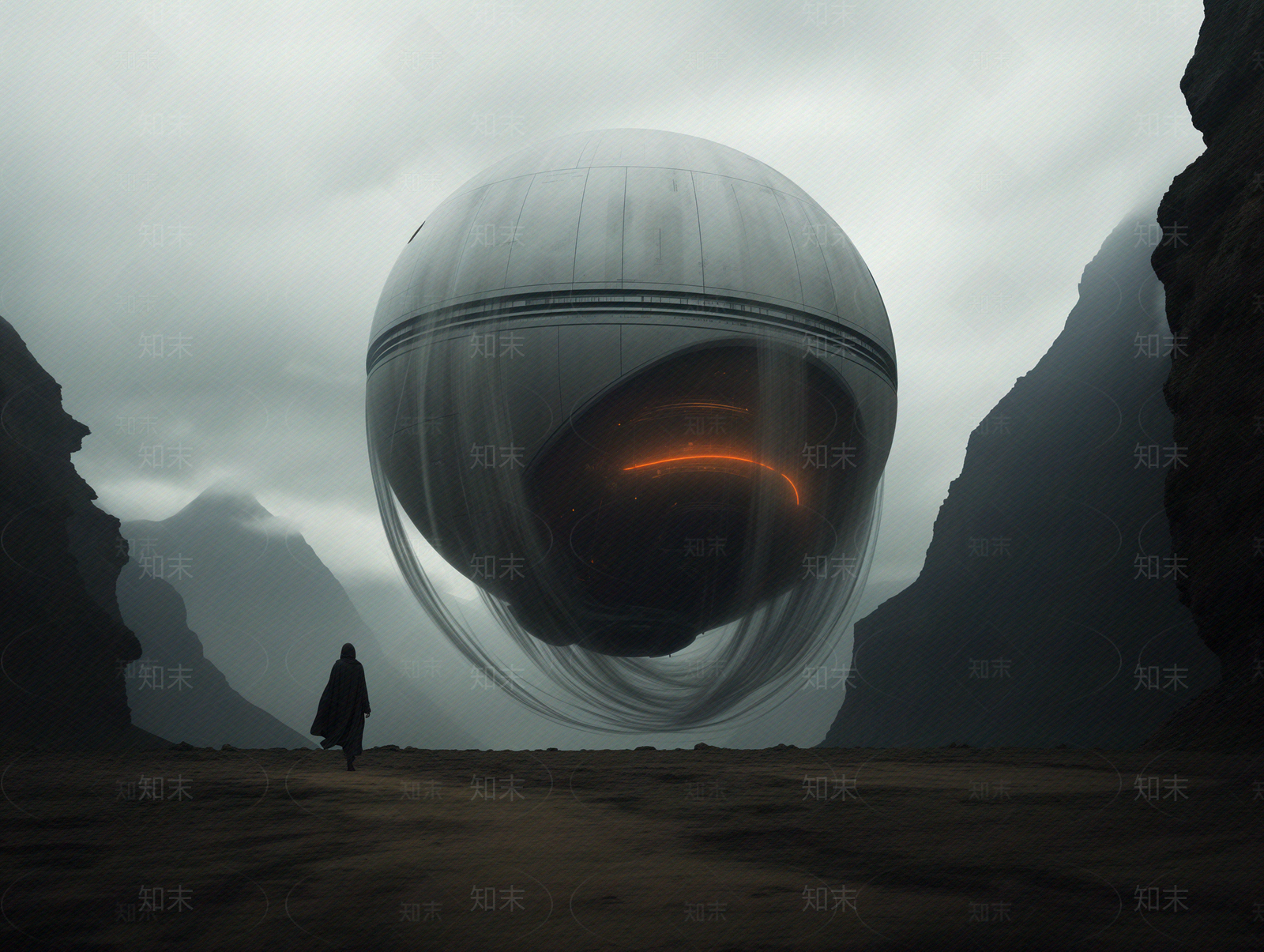 现代废土风格赛博朋克飞行器壁纸贴图下载【ID:1150122314】