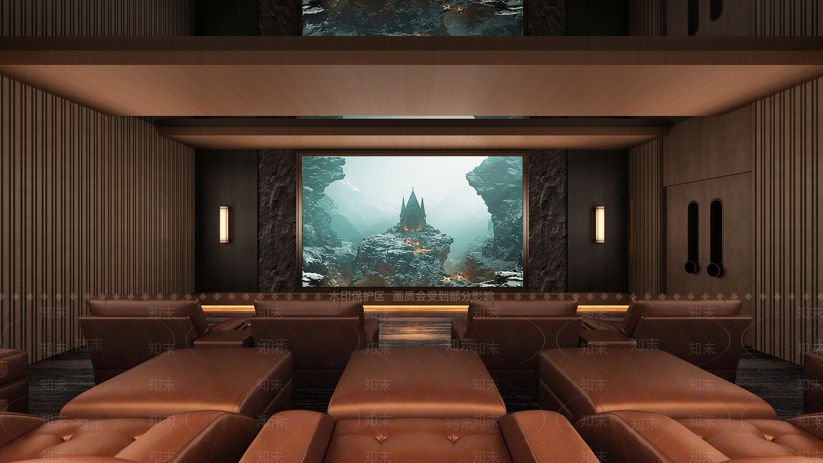 现代家居影音室3D模型下载【ID:1150138425】