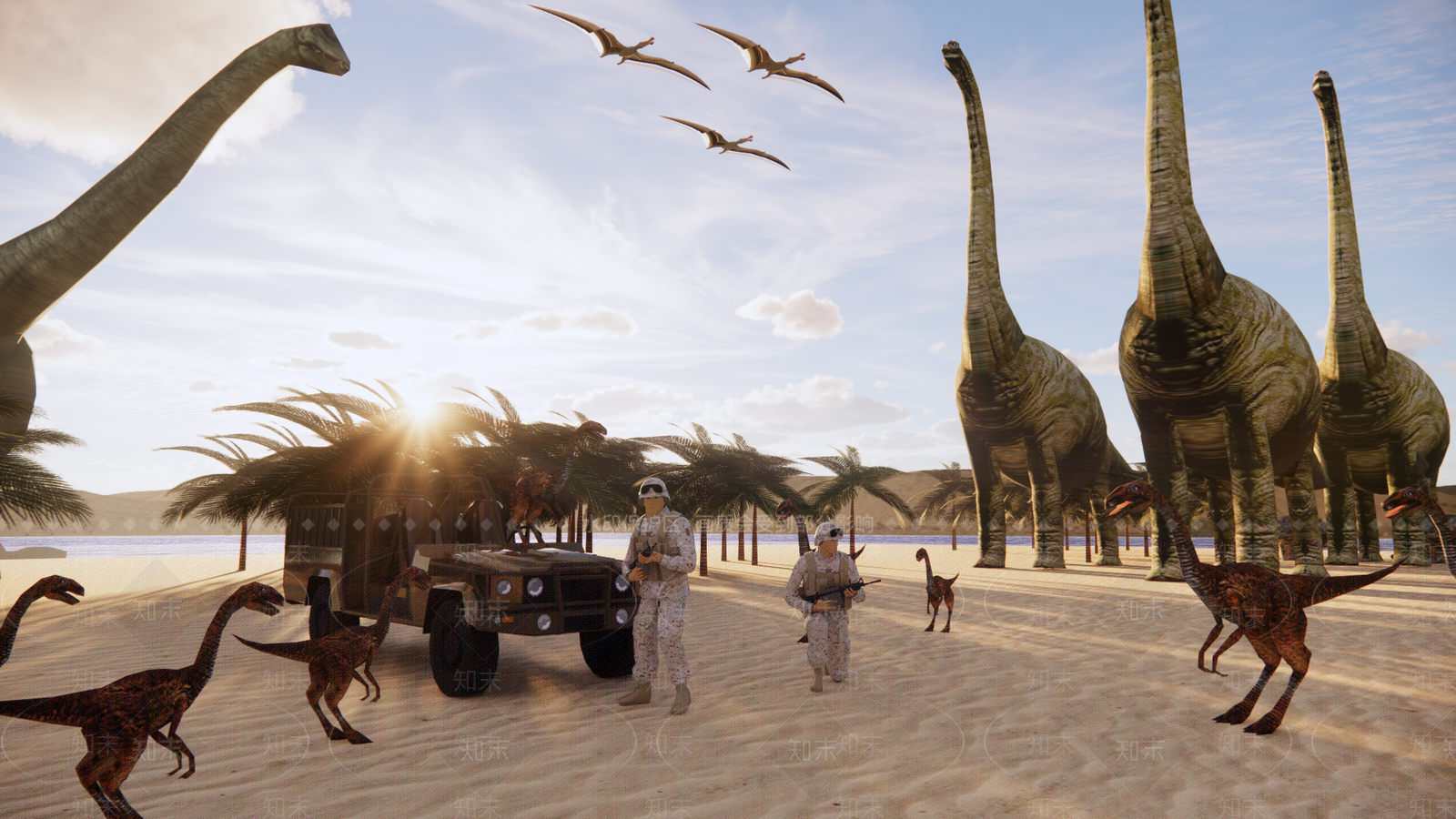 恐龙SU模型下载【ID:1150144174】