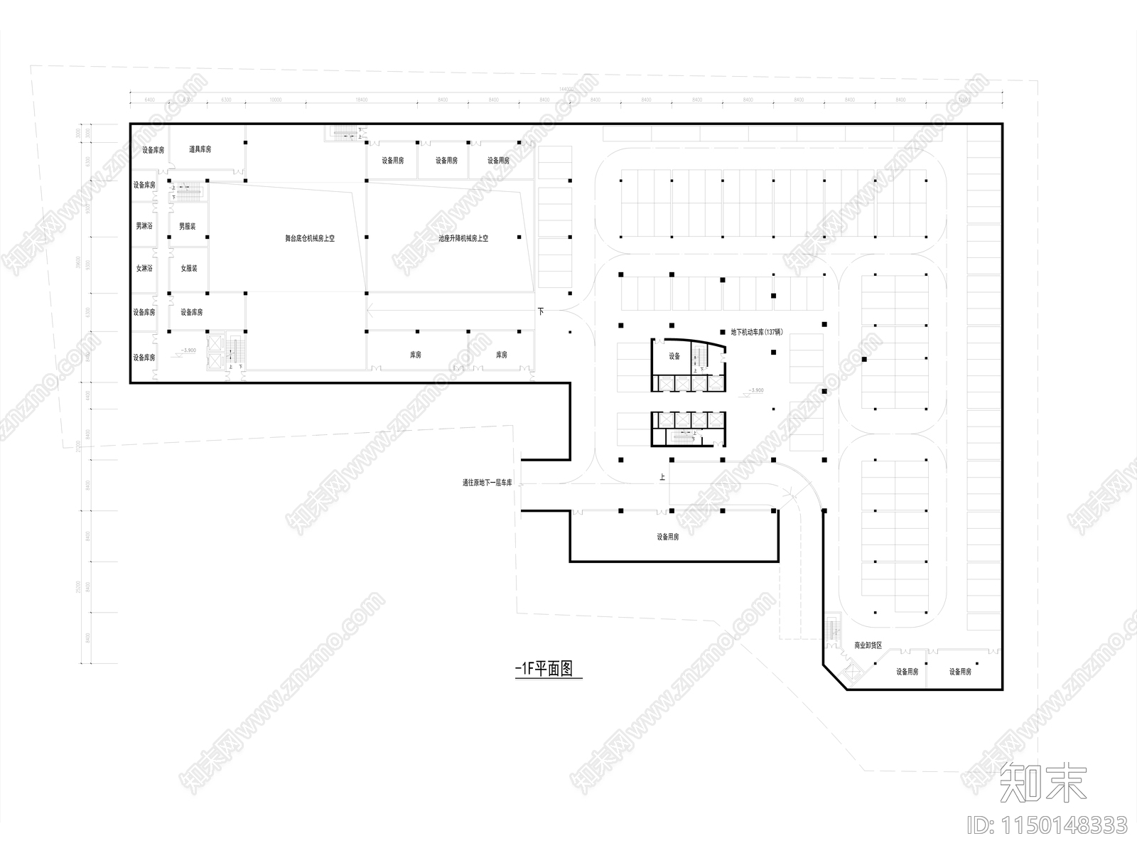 扬州广电数字产业楼建筑cad施工图下载【ID:1150148333】