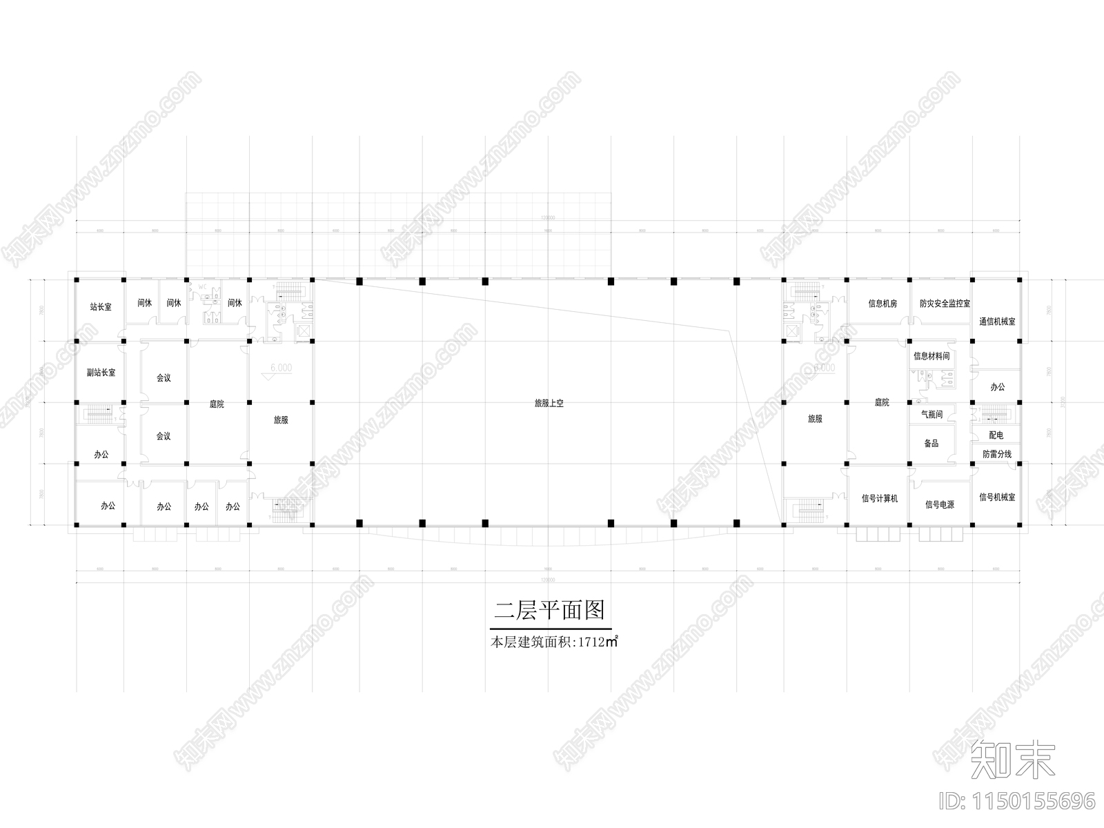 重庆黔江铁路火车站建筑施工图下载【ID:1150155696】