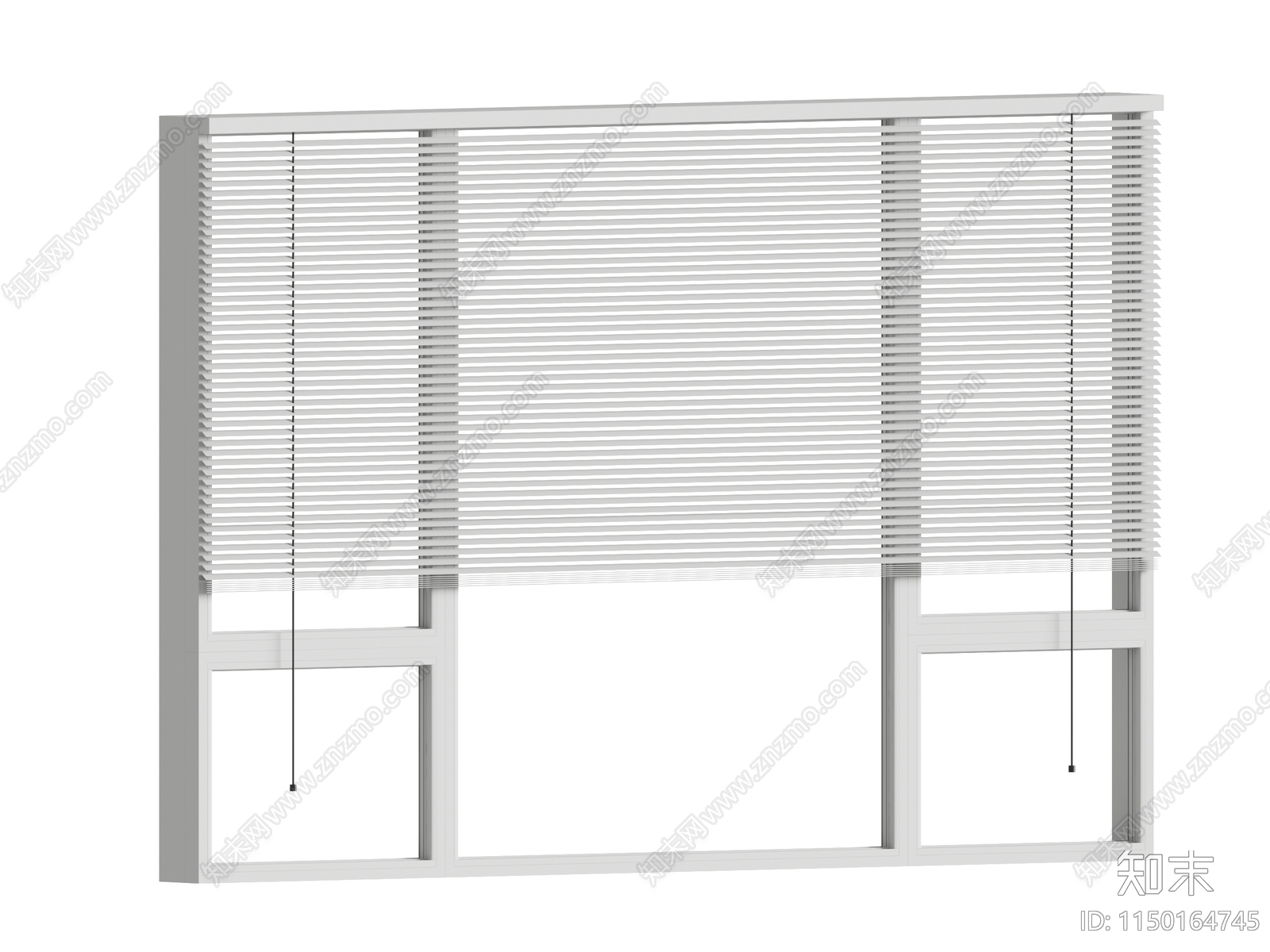 现代百叶帘SU模型下载【ID:1150164745】
