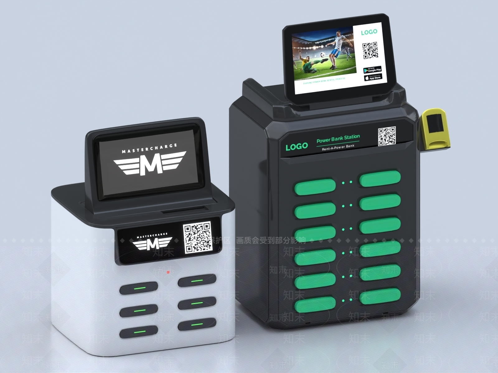 充电宝站3D模型下载【ID:1150165699】