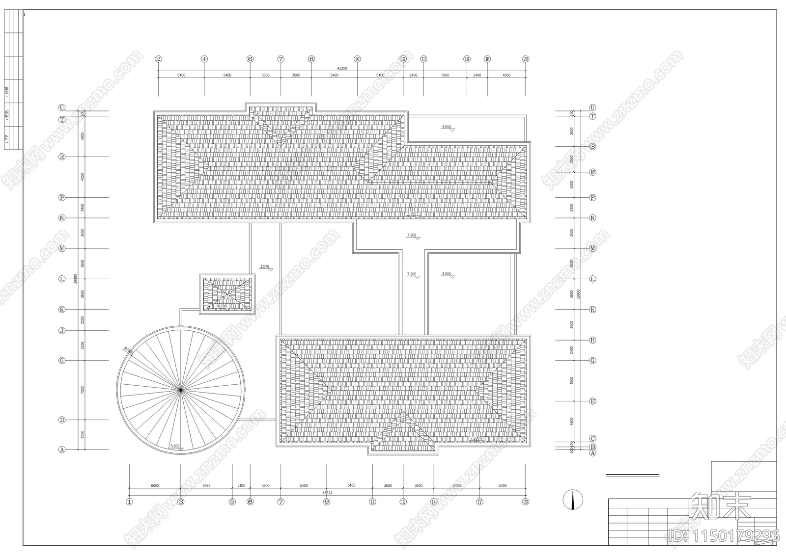 8班幼儿园建筑cad施工图下载【ID:1150179296】