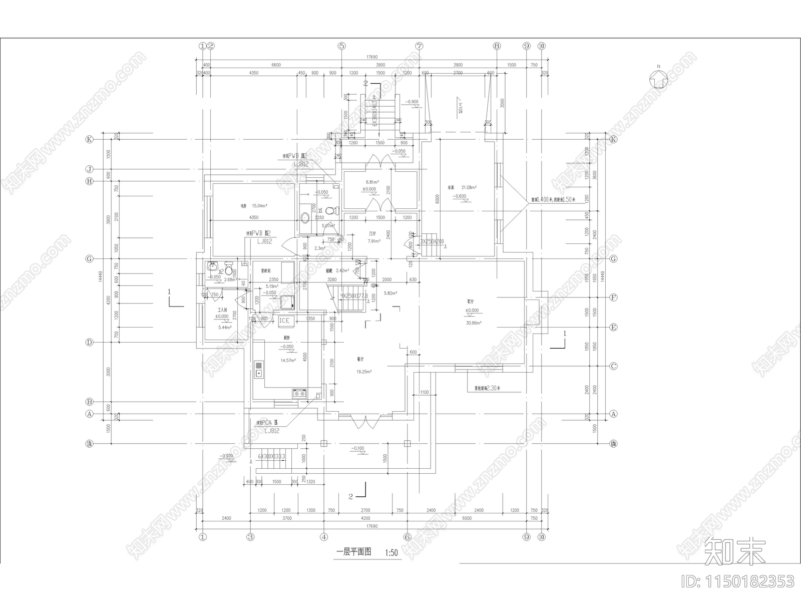 农村自建房建筑cad施工图下载【ID:1150182353】