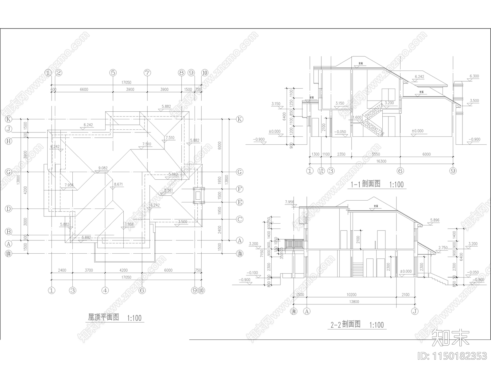 农村自建房建筑cad施工图下载【ID:1150182353】