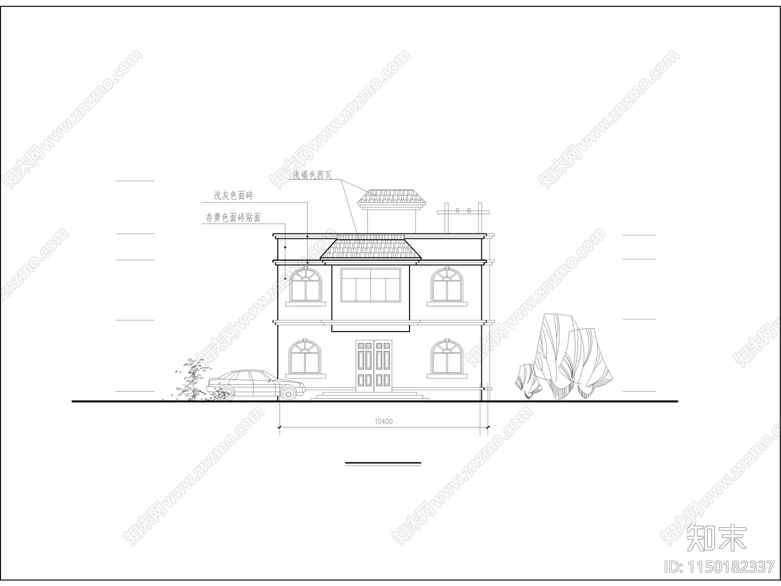 农村自建房建筑cad施工图下载【ID:1150182337】