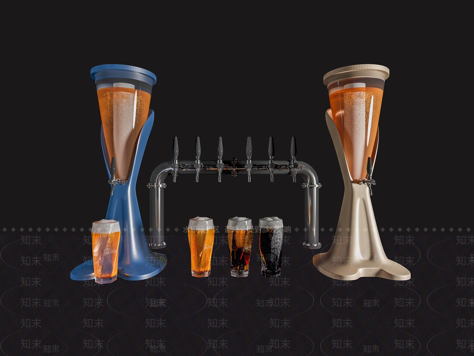 扎啤3D模型下载【ID:1150184965】