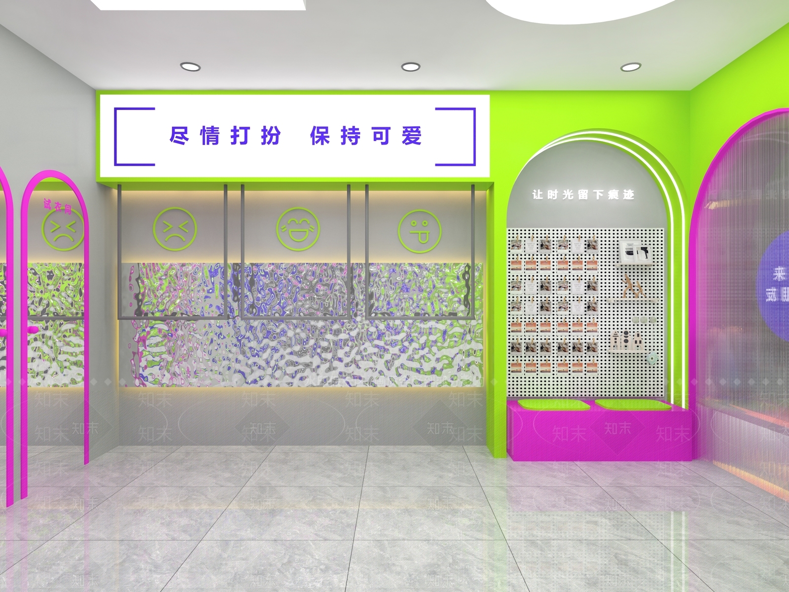 现代潮玩拍照馆3D模型下载【ID:1150189978】