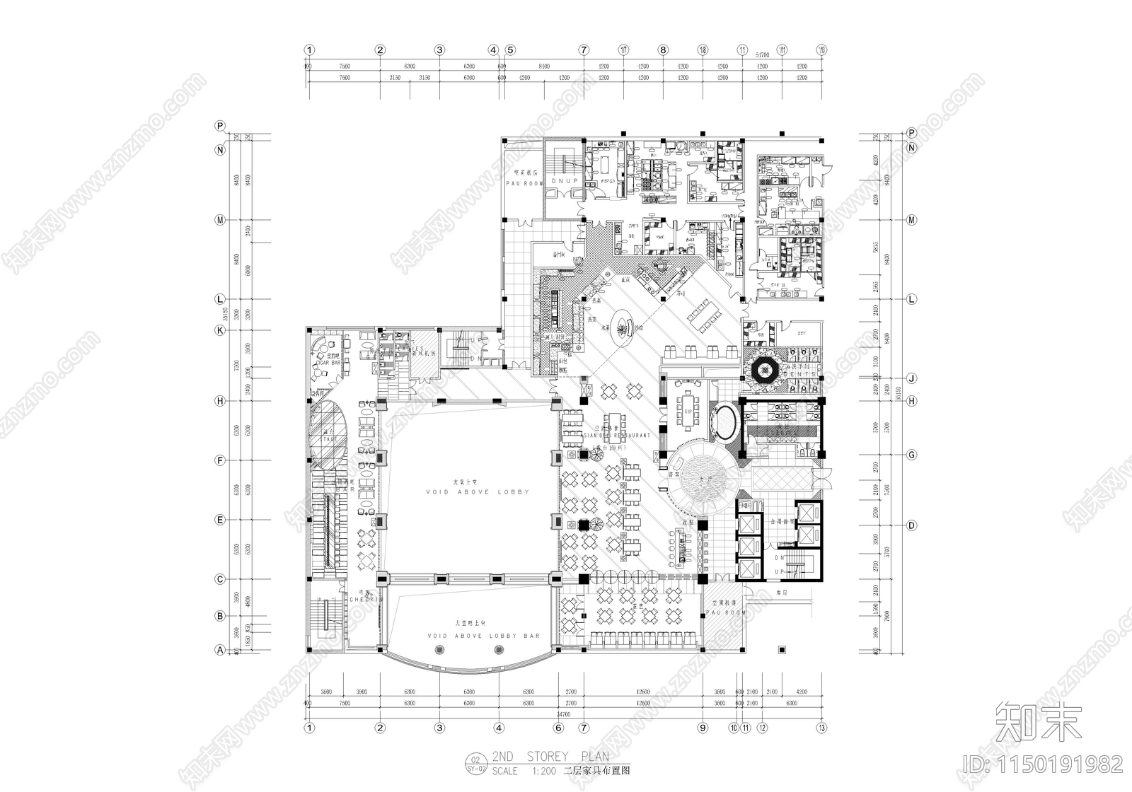 34套食堂室内cad施工图下载【ID:1150191982】