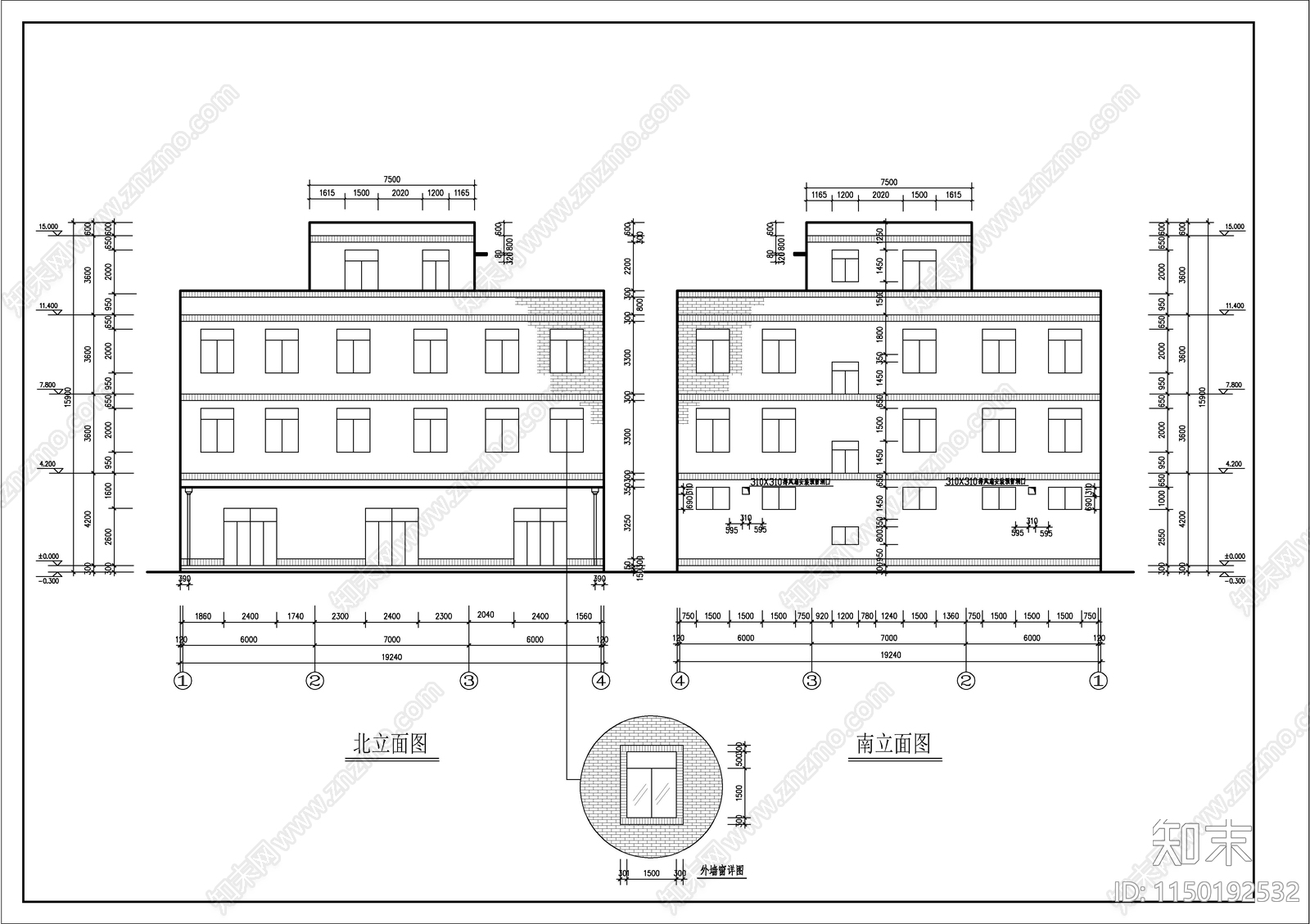 村民民斋自建房建筑cad施工图下载【ID:1150192532】