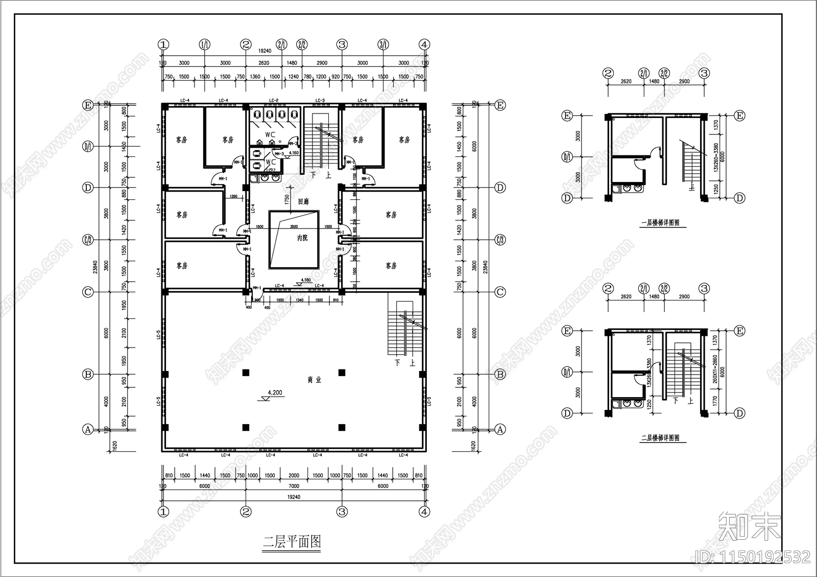 村民民斋自建房建筑cad施工图下载【ID:1150192532】