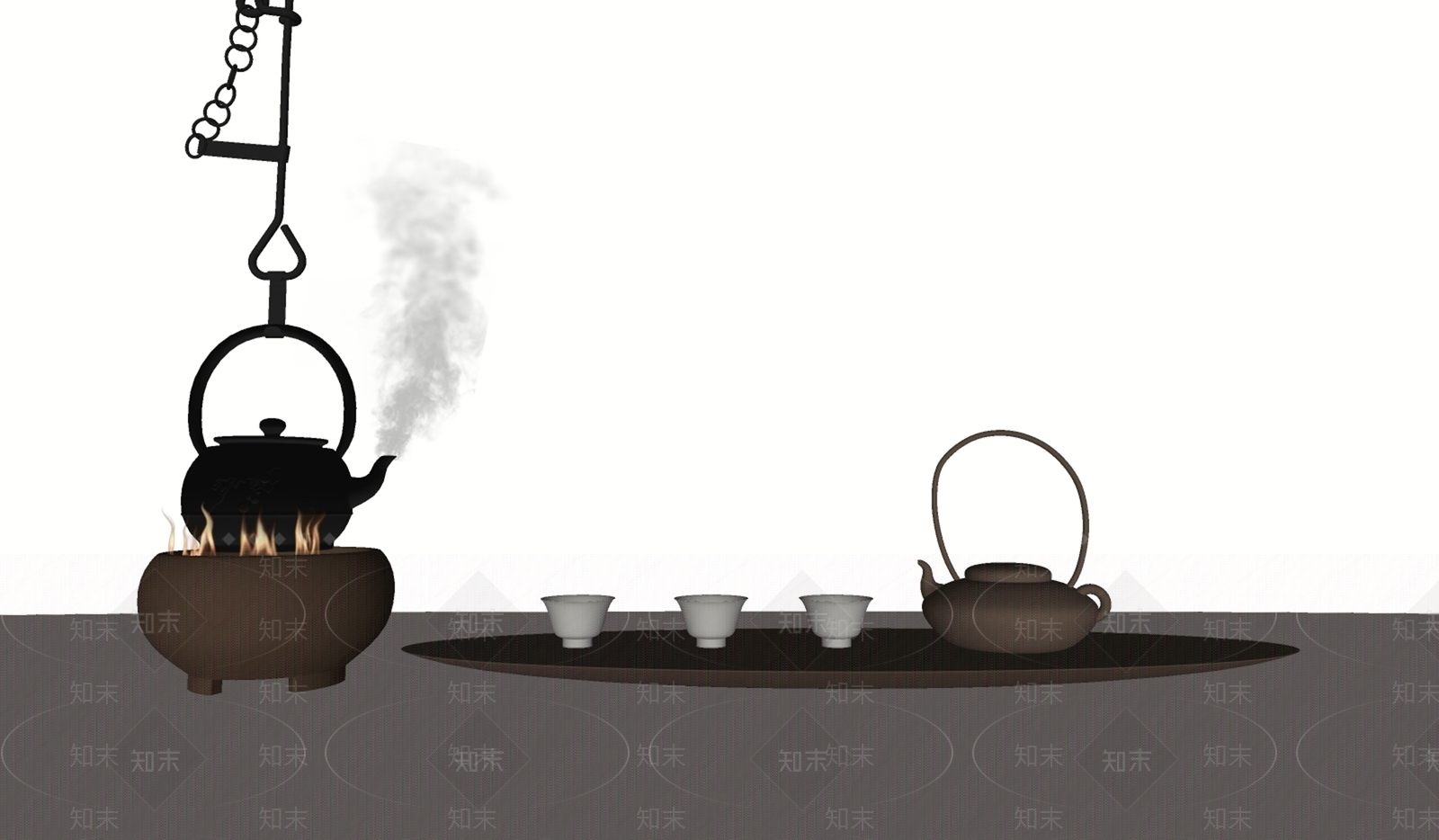茶具SU模型下载【ID:1150271084】