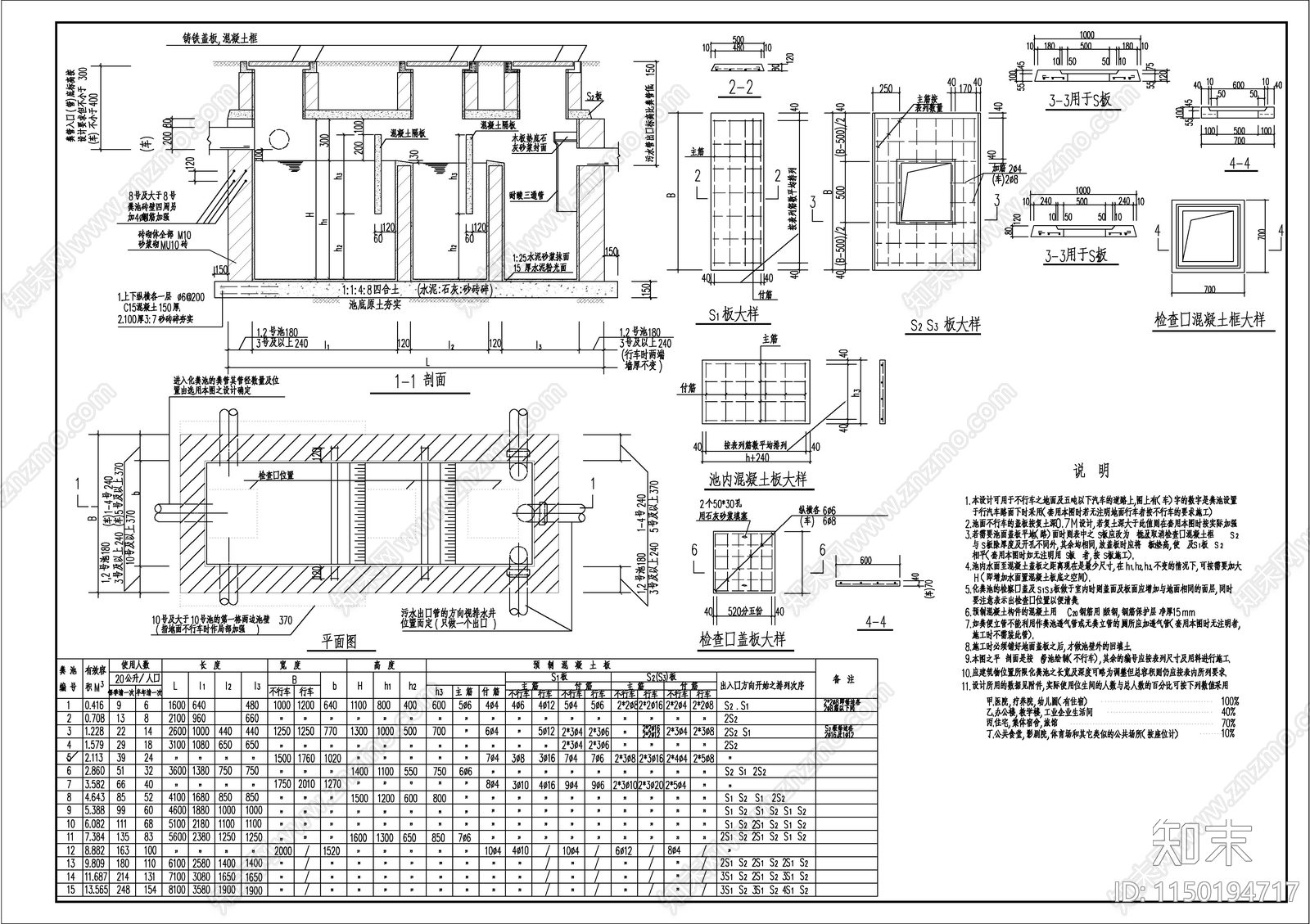 出租屋自建房建筑cad施工图下载【ID:1150194717】