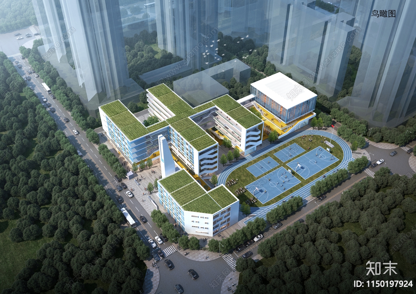 深圳沙井街道和一九年一贯制学校建筑方案文本下载【ID:1150197924】_【知末方案文本库】