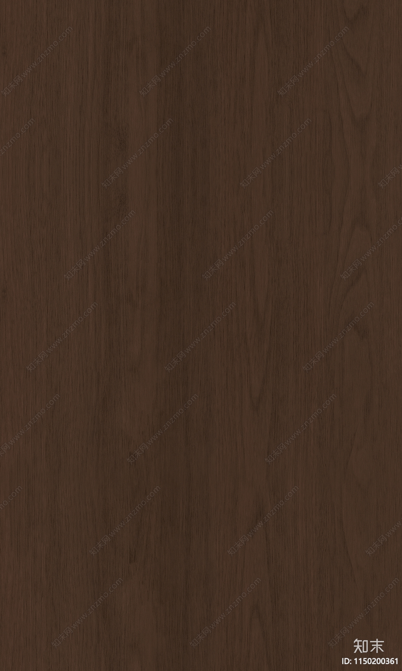 无缝深棕色胡桃木木纹木饰面贴图下载【ID:1150200361】