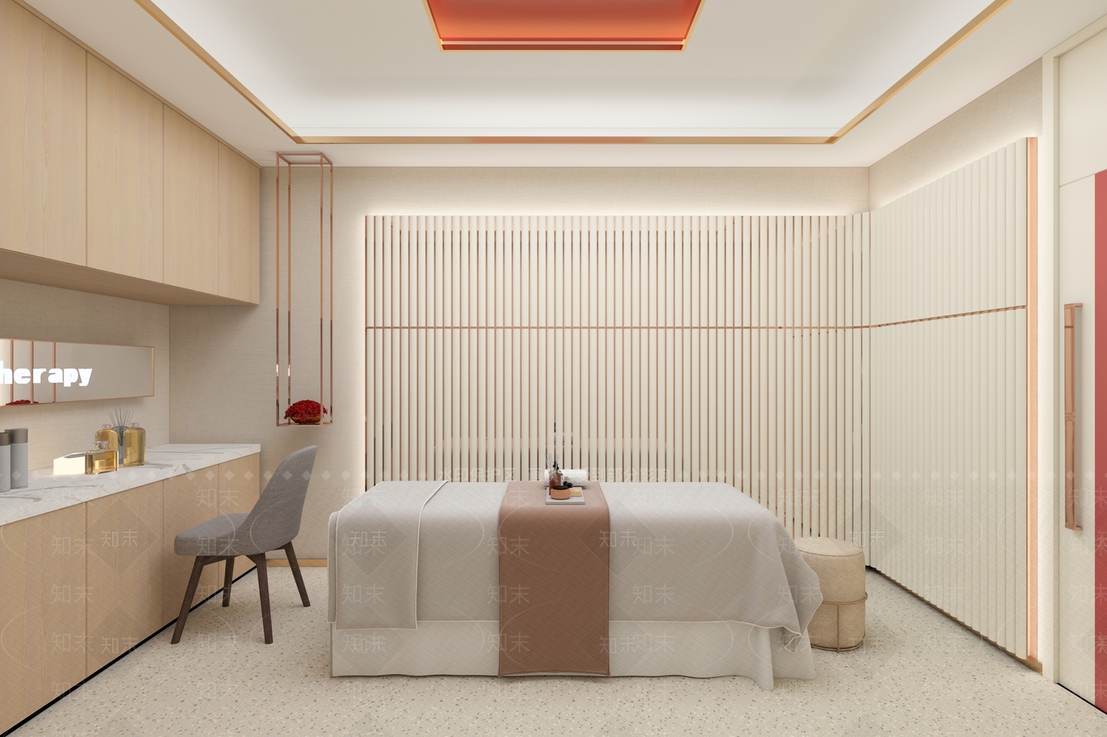 现代美容SPA包间3D模型下载【ID:1150215268】