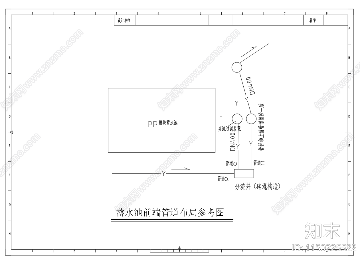 雨水回收利用系统图节点详图cad施工图下载【ID:1150225522】