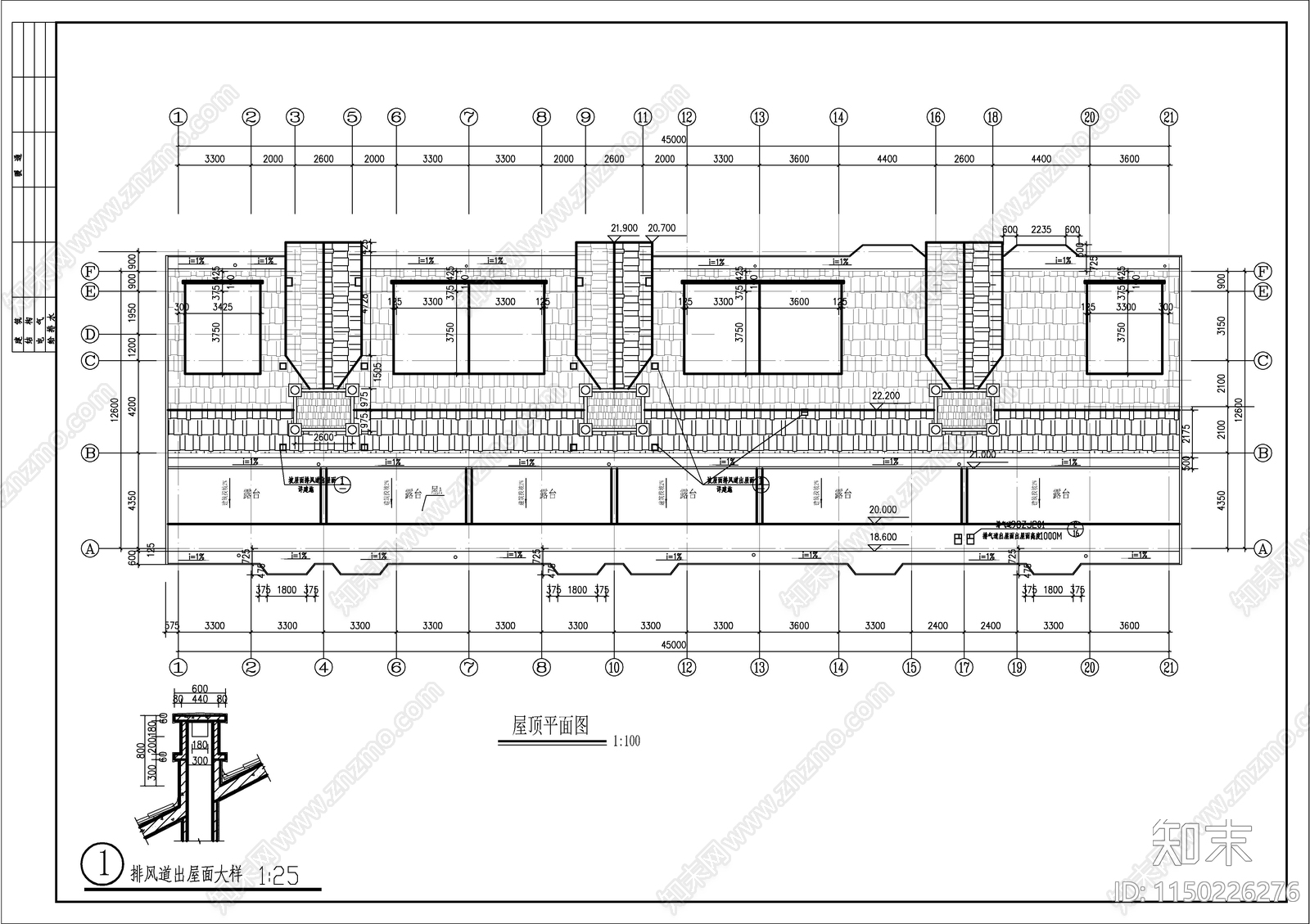 住宅建筑cad施工图下载【ID:1150226276】