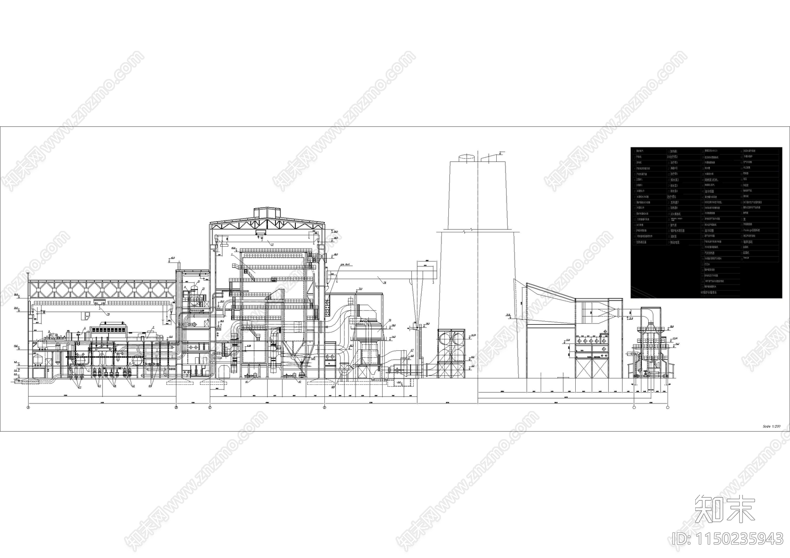 1000MW火力发电站及电力设备支架施工图下载【ID:1150235943】