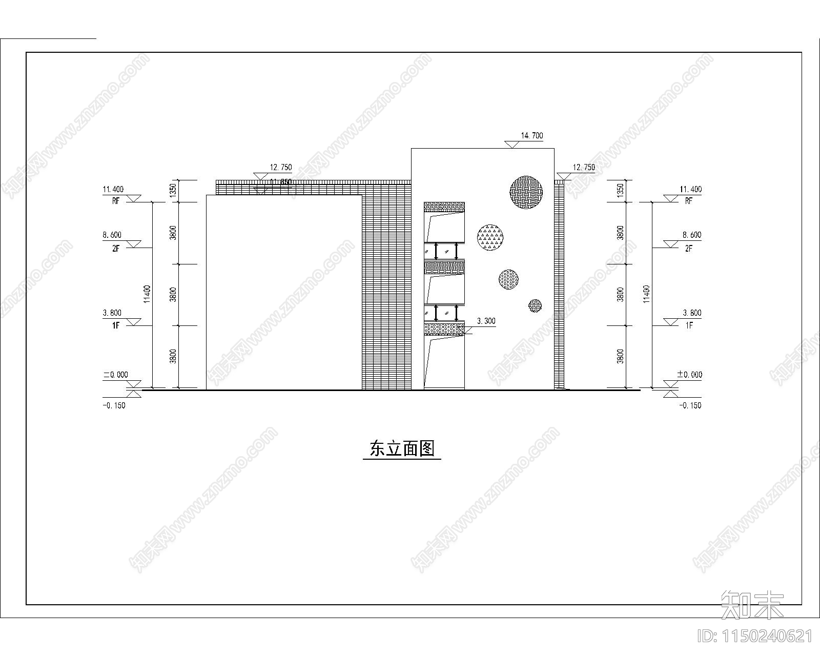 6班幼儿园cad施工图下载【ID:1150240621】