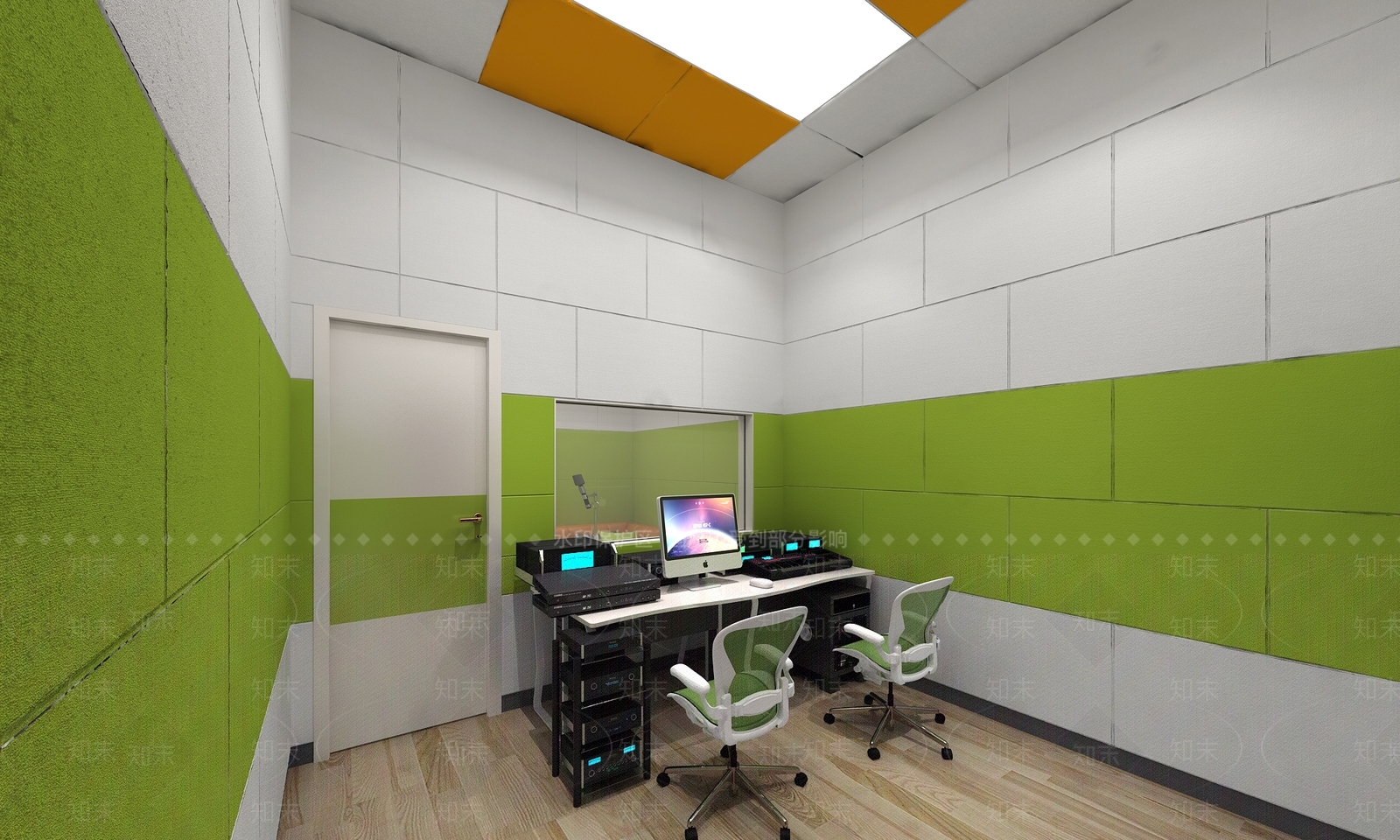 现代指挥控制室3D模型下载【ID:1150245543】
