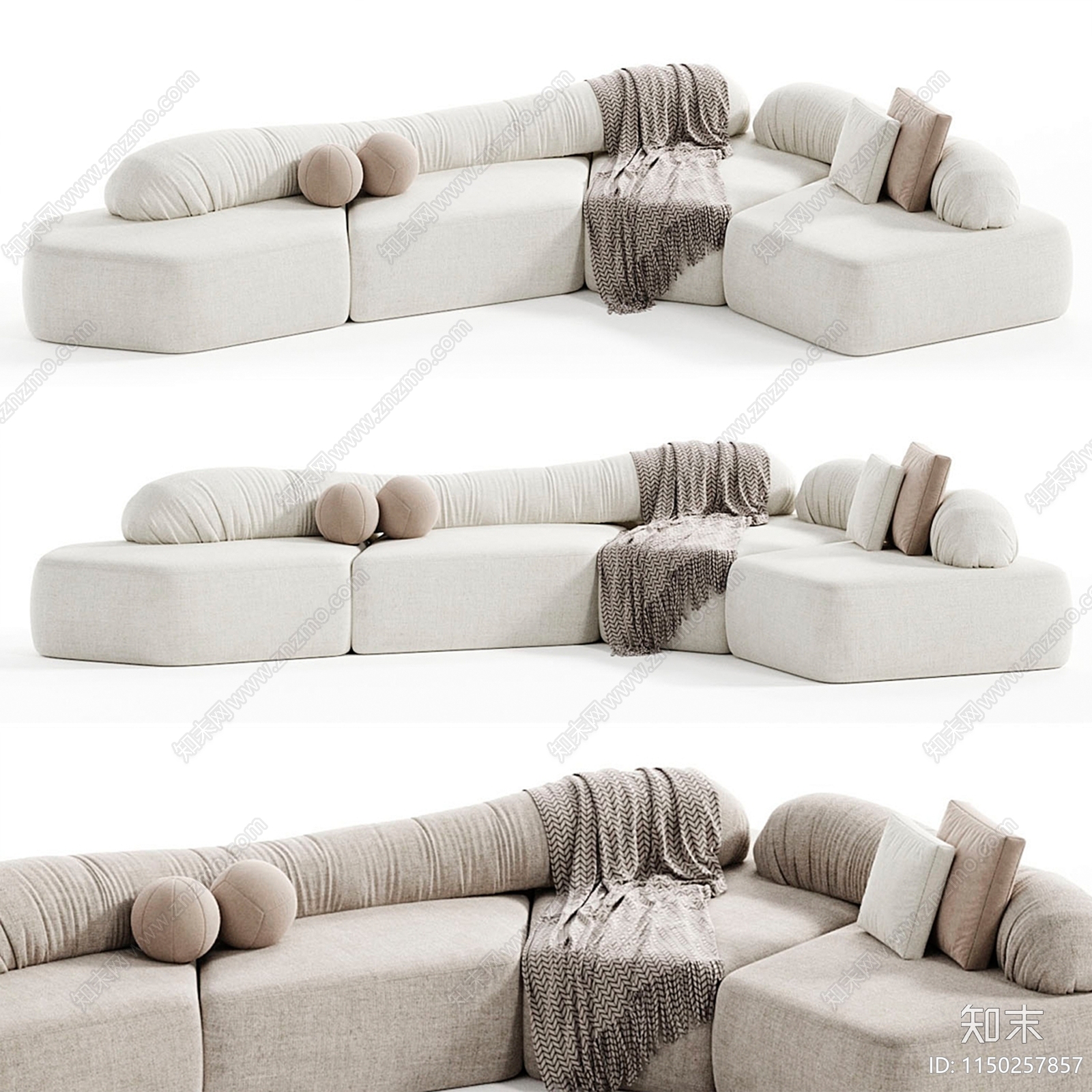 Edra现代异形沙发3D模型下载【ID:1150257857】_知末3d模型网