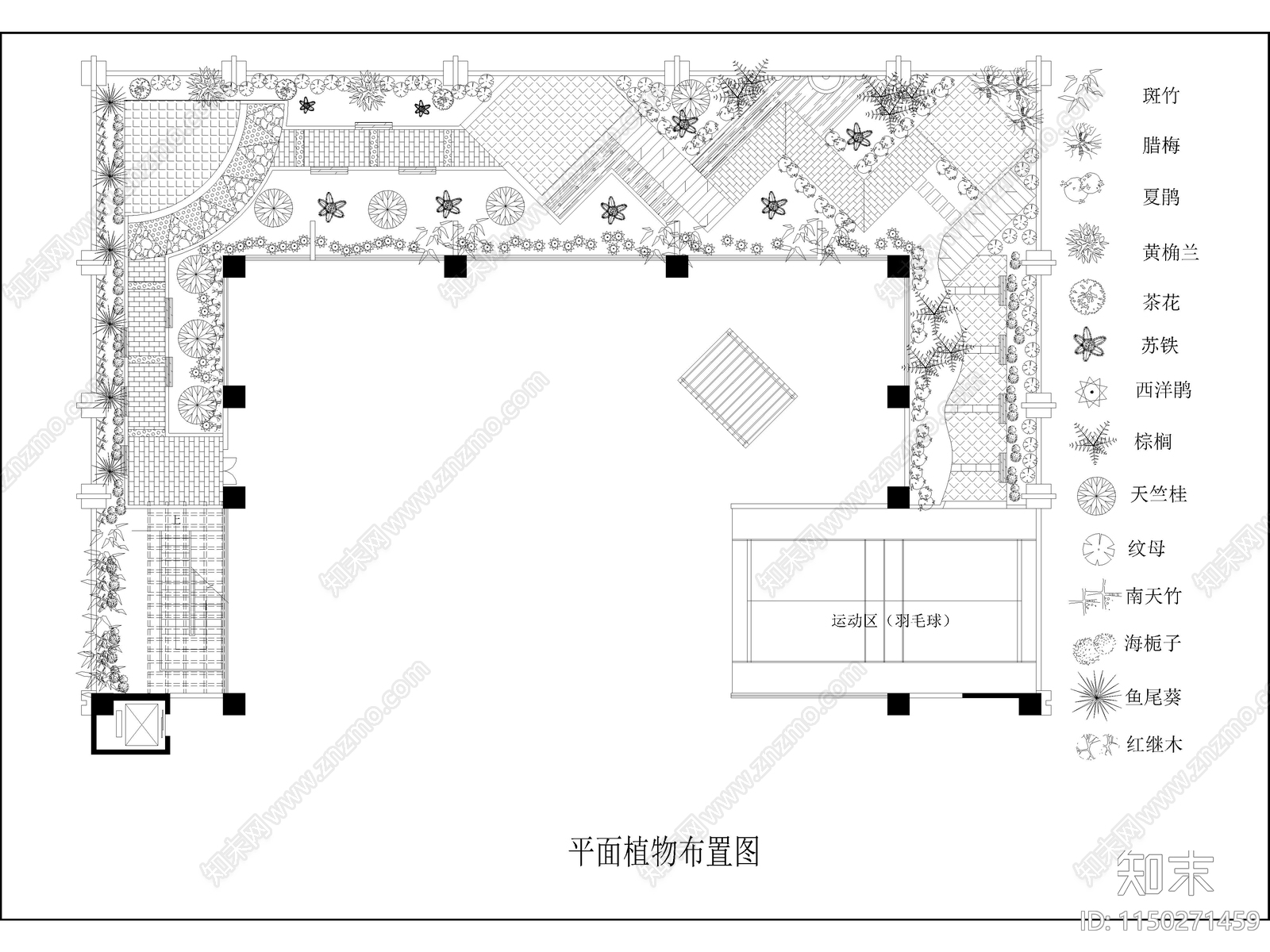 商住楼屋顶花园设计施工图下载【ID:1150271459】