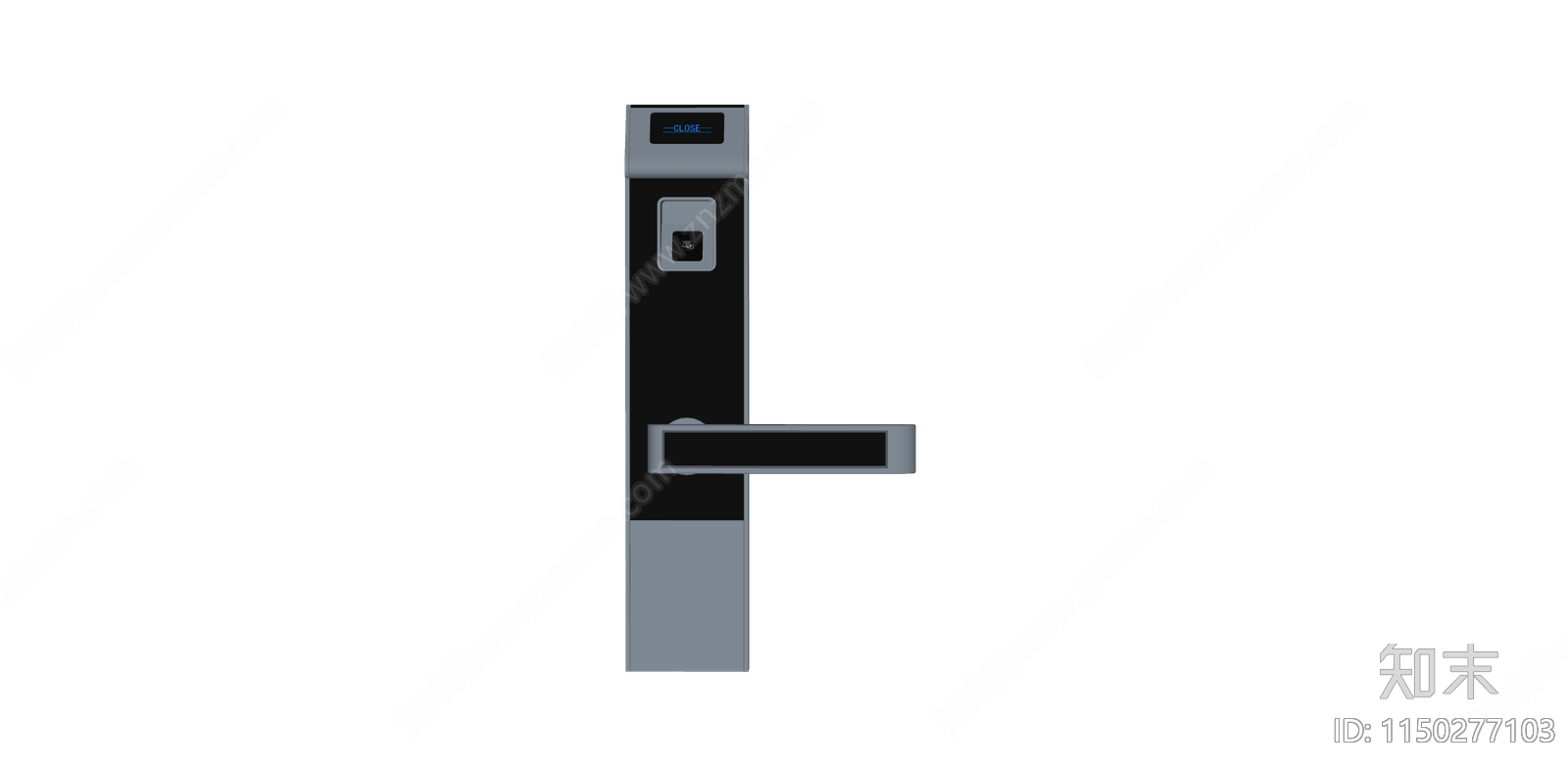 现代风格门锁SU模型下载【ID:1150277103】