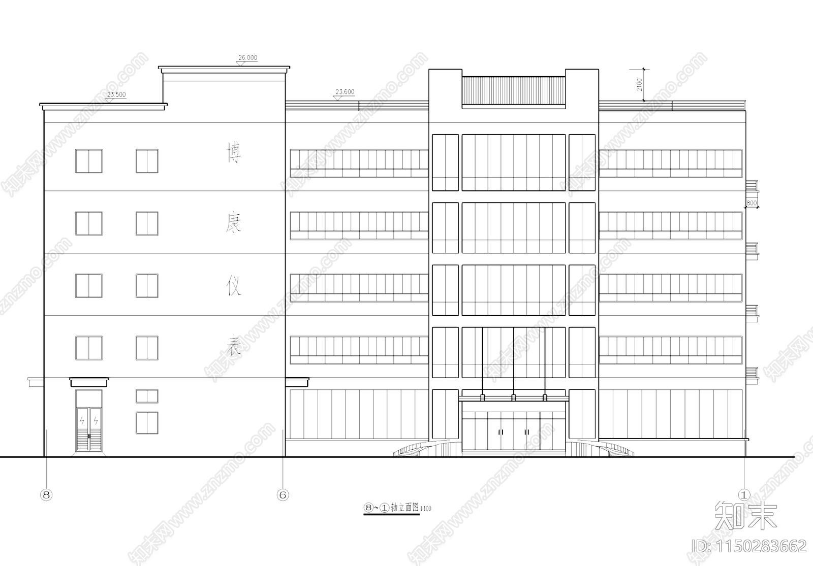 医用器械厂房车间工业建筑cad施工图下载【ID:1150283662】