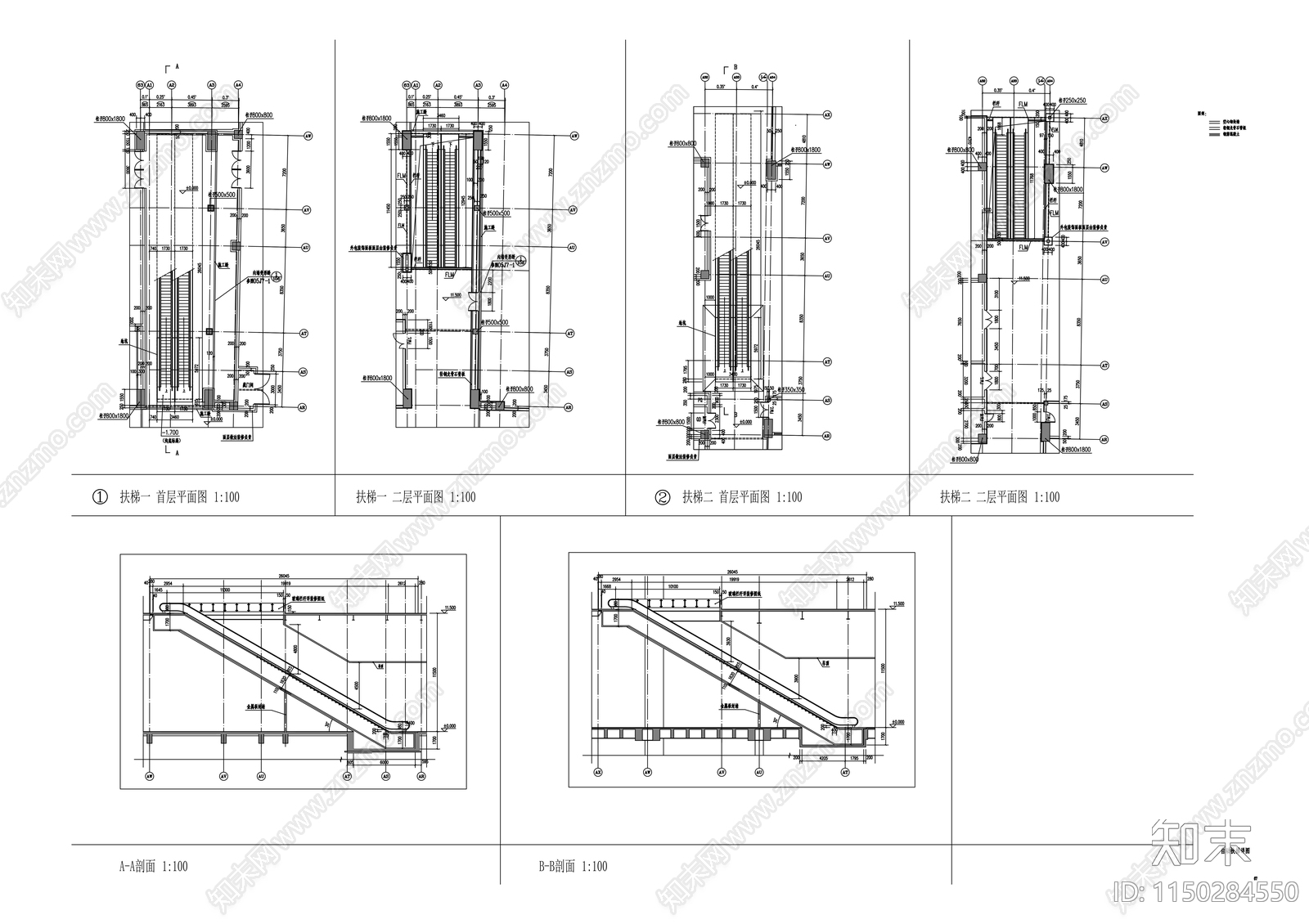 某滨海国际会展中心建筑cad施工图下载【ID:1150284550】