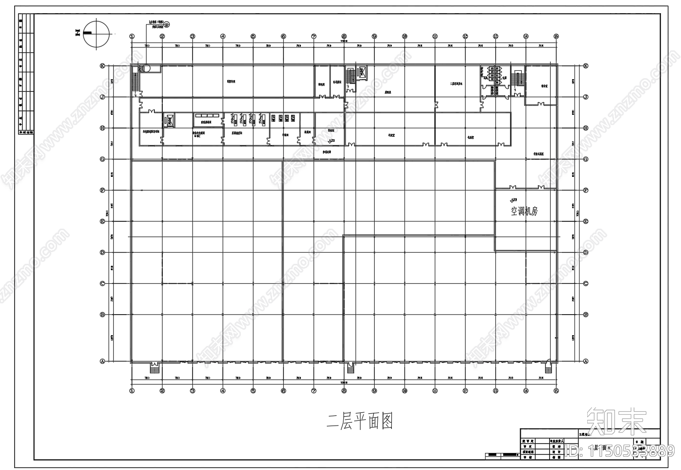 果蔬加工生产车间平面布置图cad施工图下载【ID:1150533889】