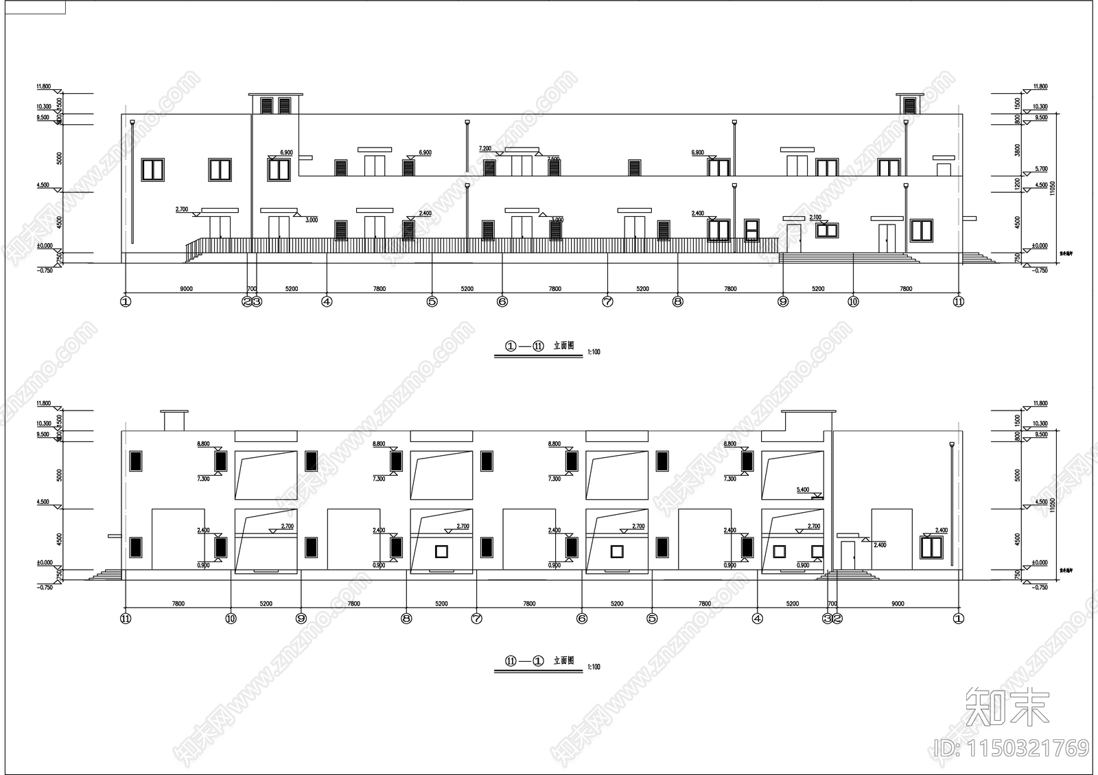 厂房建筑cad施工图下载【ID:1150321769】