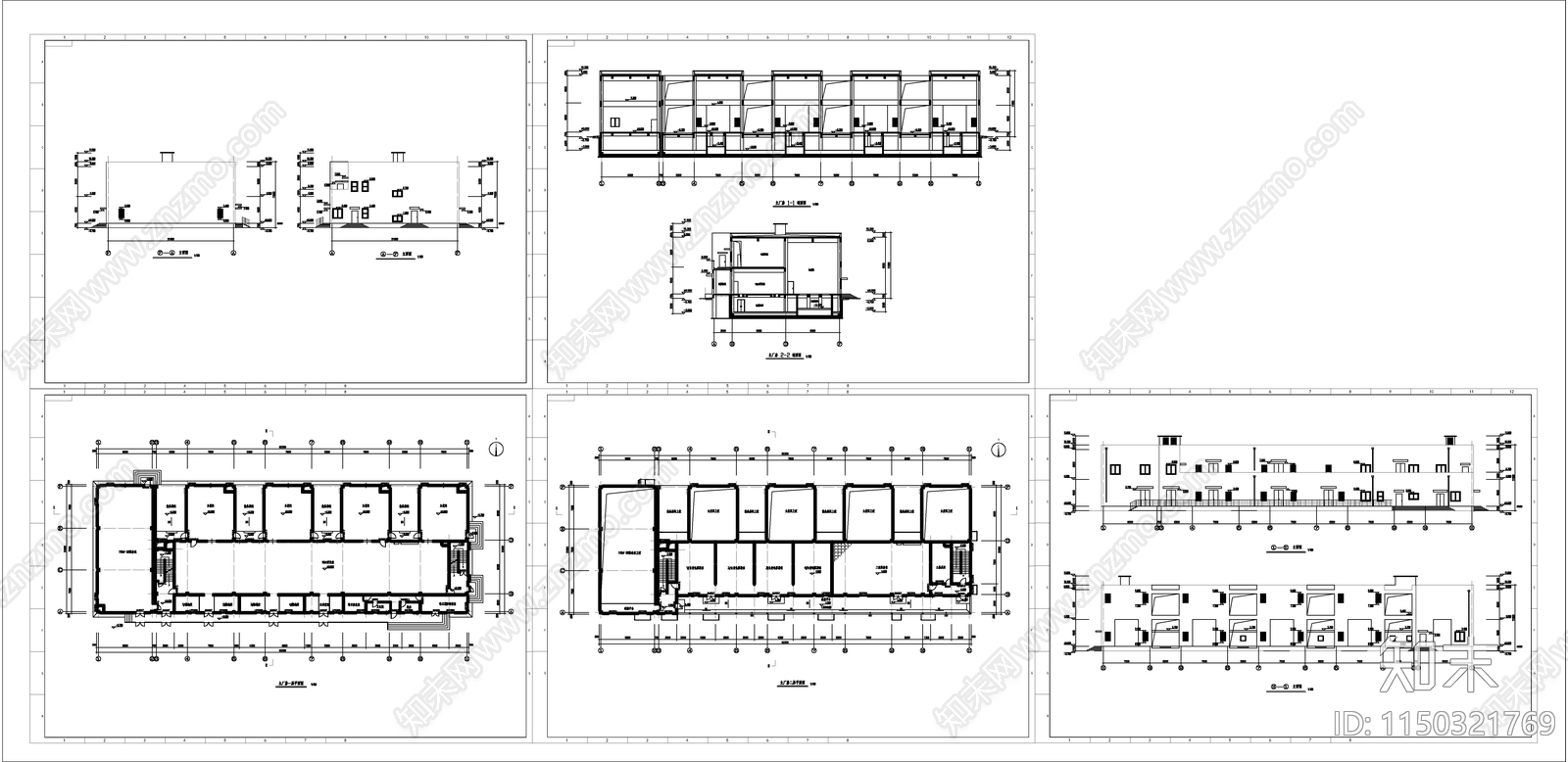 厂房建筑cad施工图下载【ID:1150321769】