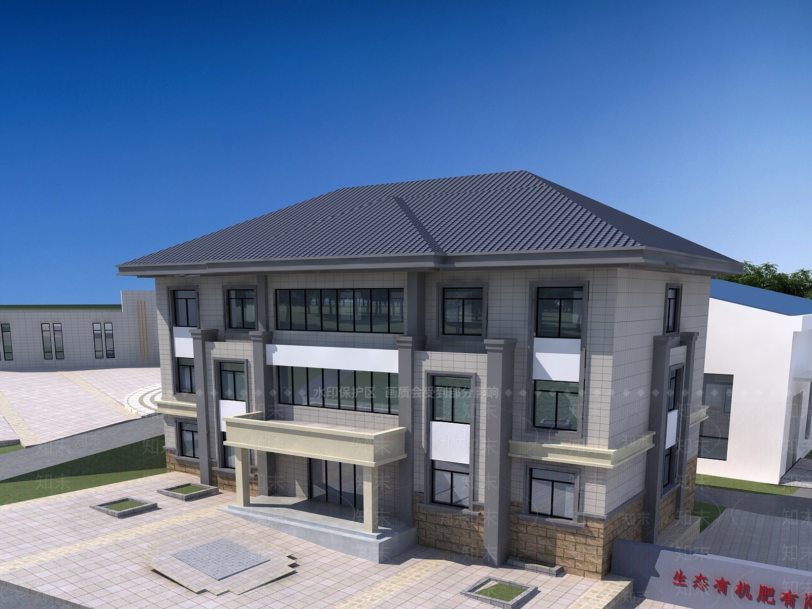 现代厂房3D模型下载【ID:1150323465】