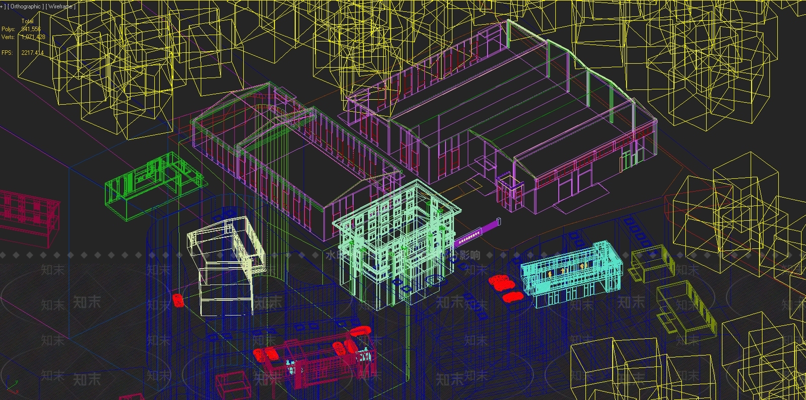 现代厂房3D模型下载【ID:1150323465】