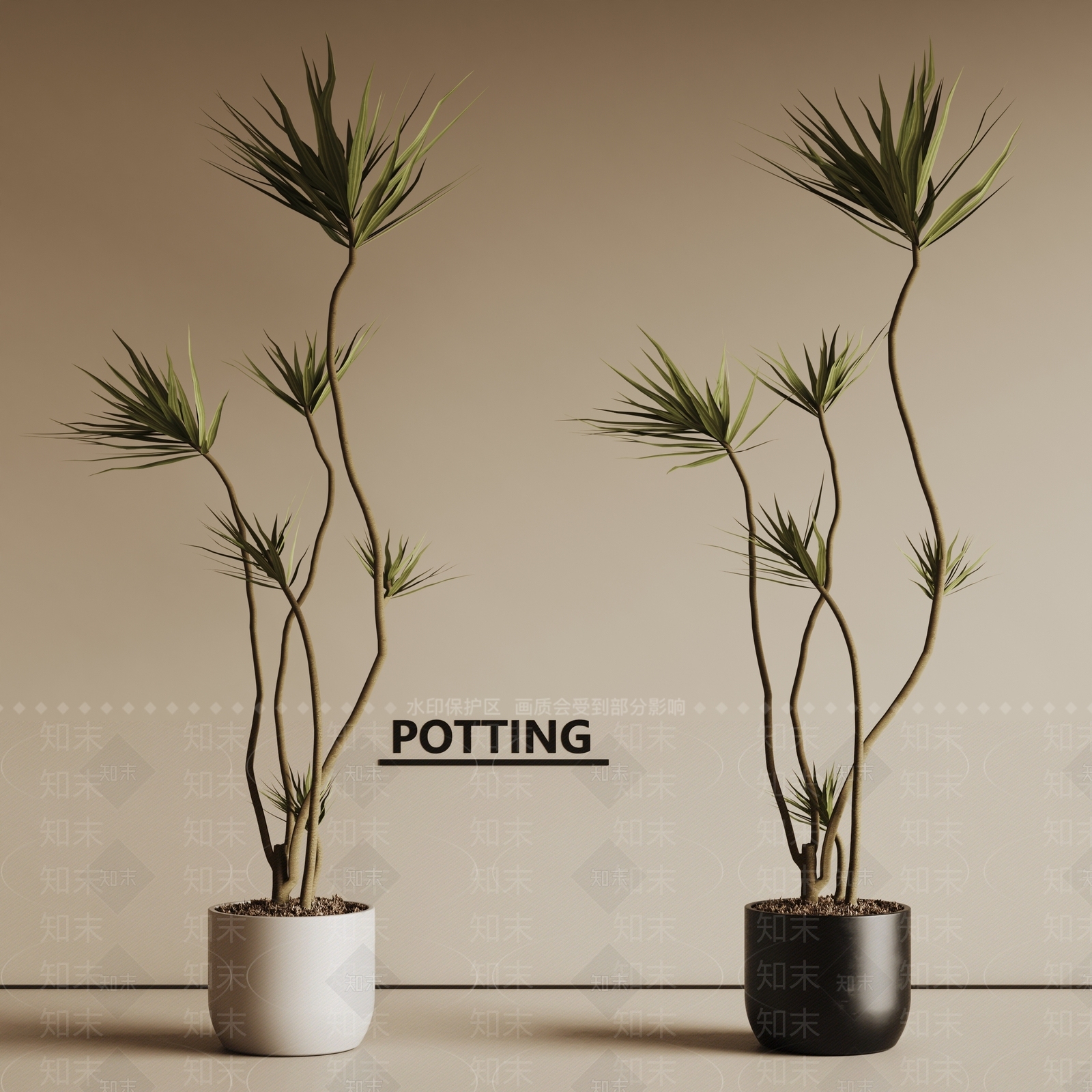 盆栽SU模型下载【ID:1150323848】