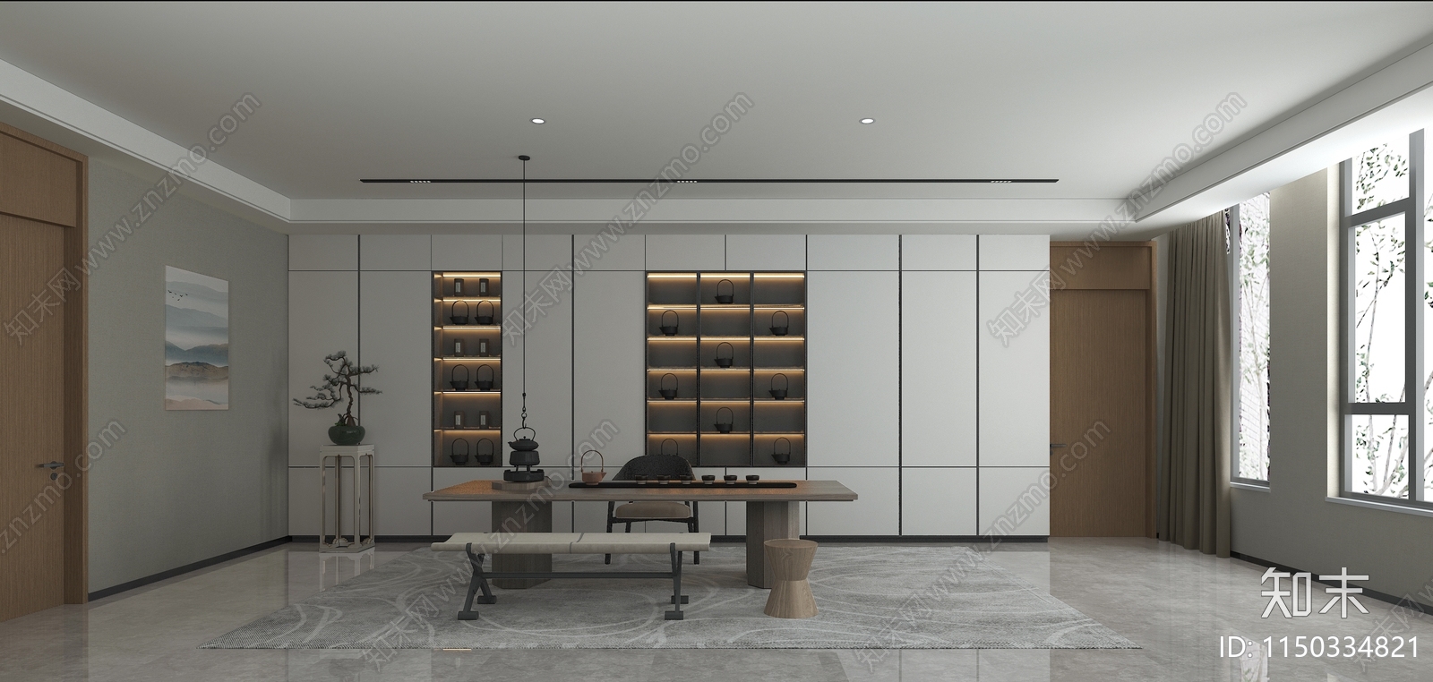 办公室室内cad施工图下载【ID:1150334821】
